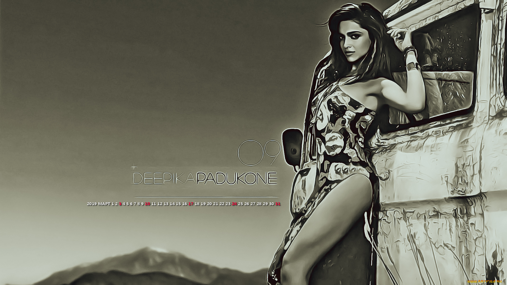 календари, компьютерный, дизайн, знаменитость, девушка