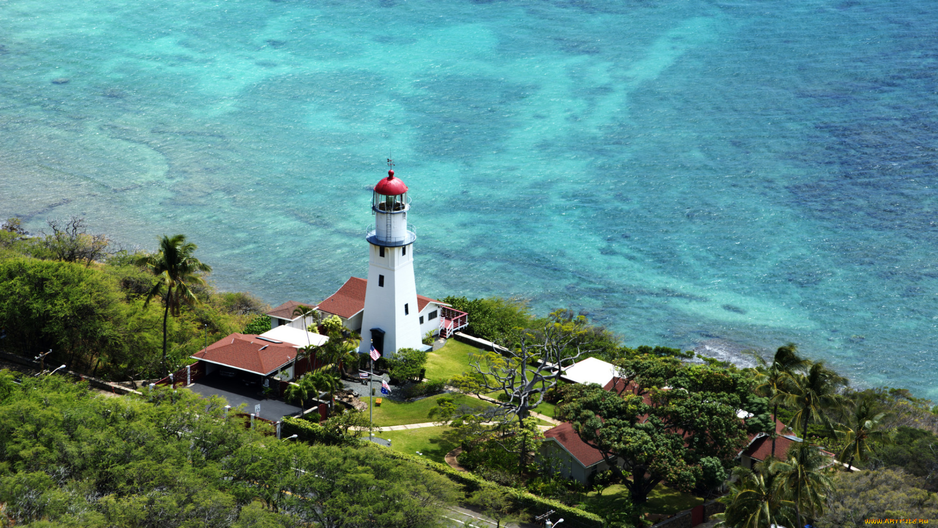 природа, маяки, простор