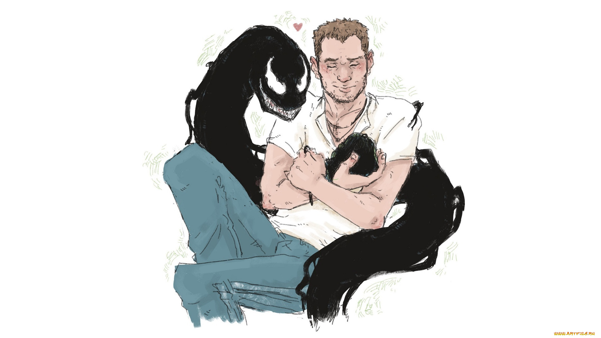 рисованное, кино, эдди, брок, веном