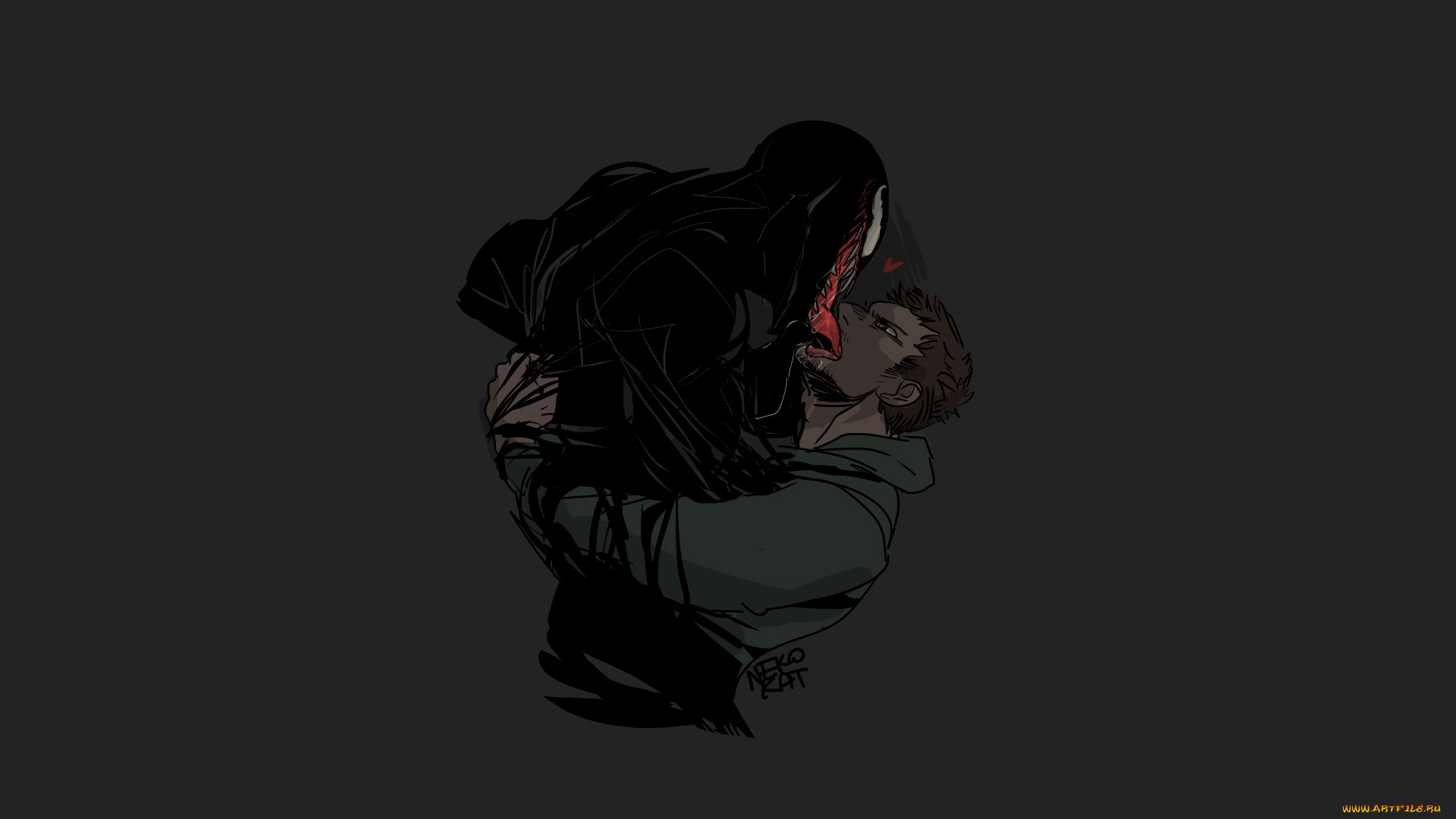 рисованное, кино, веном, эдди, брок