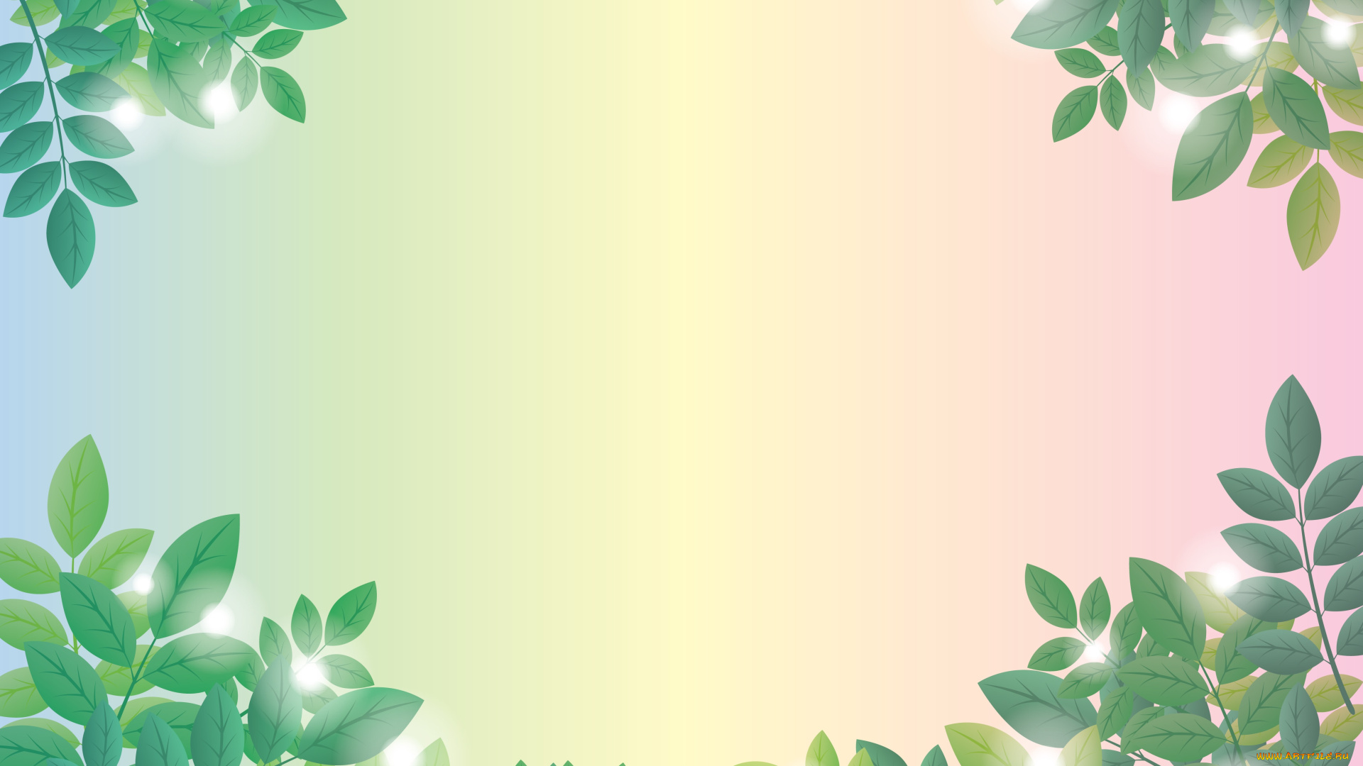 векторная, графика, природа, , nature, фон, листья