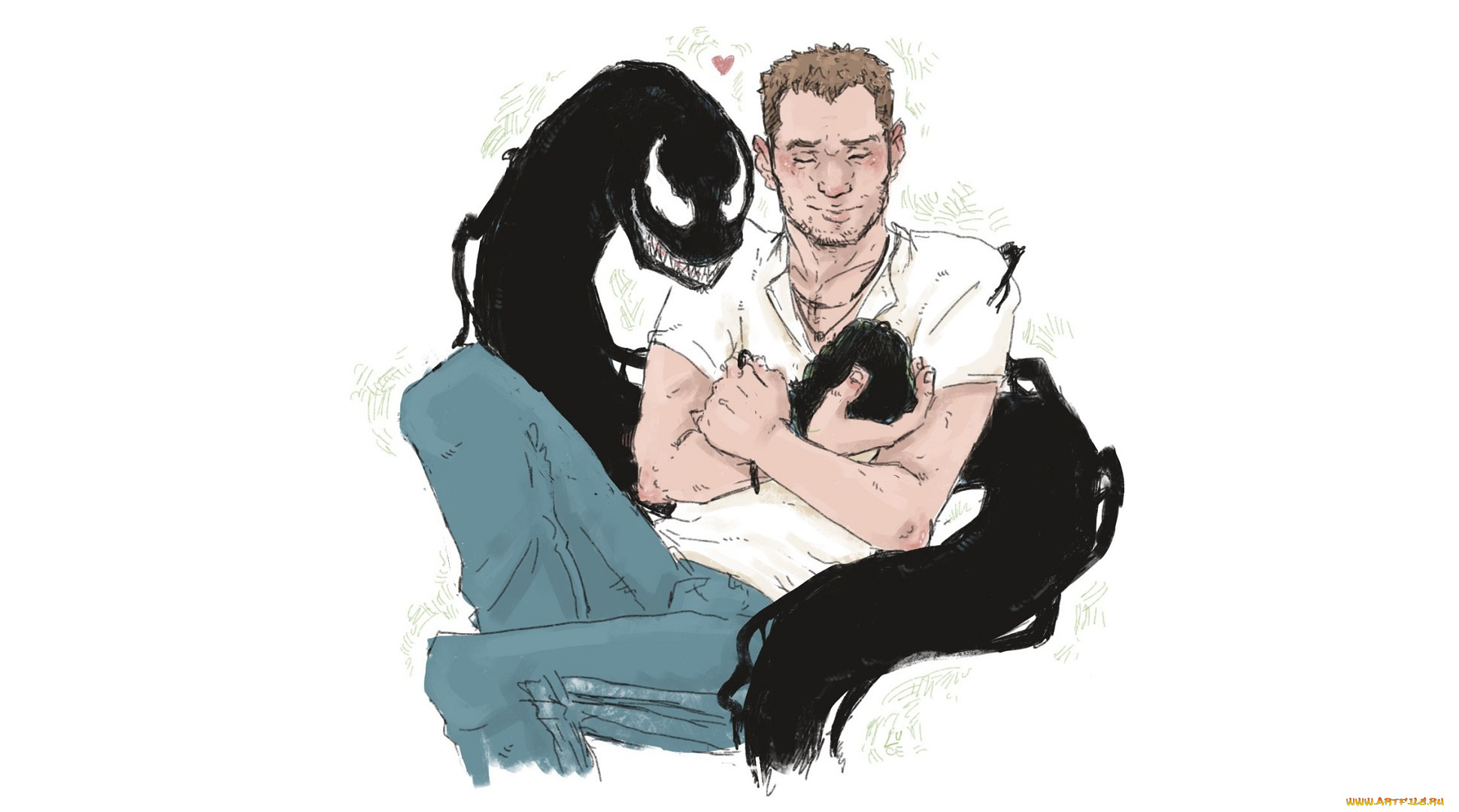 рисованное, кино, эдди, брок, веном