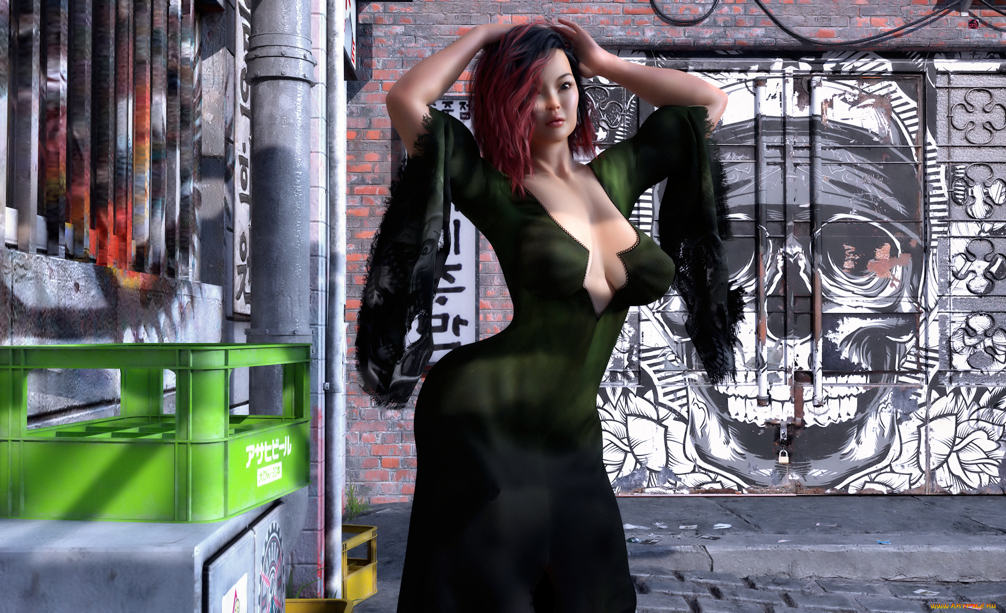 3д, графика, люди, , people, девушка, фон, взгляд