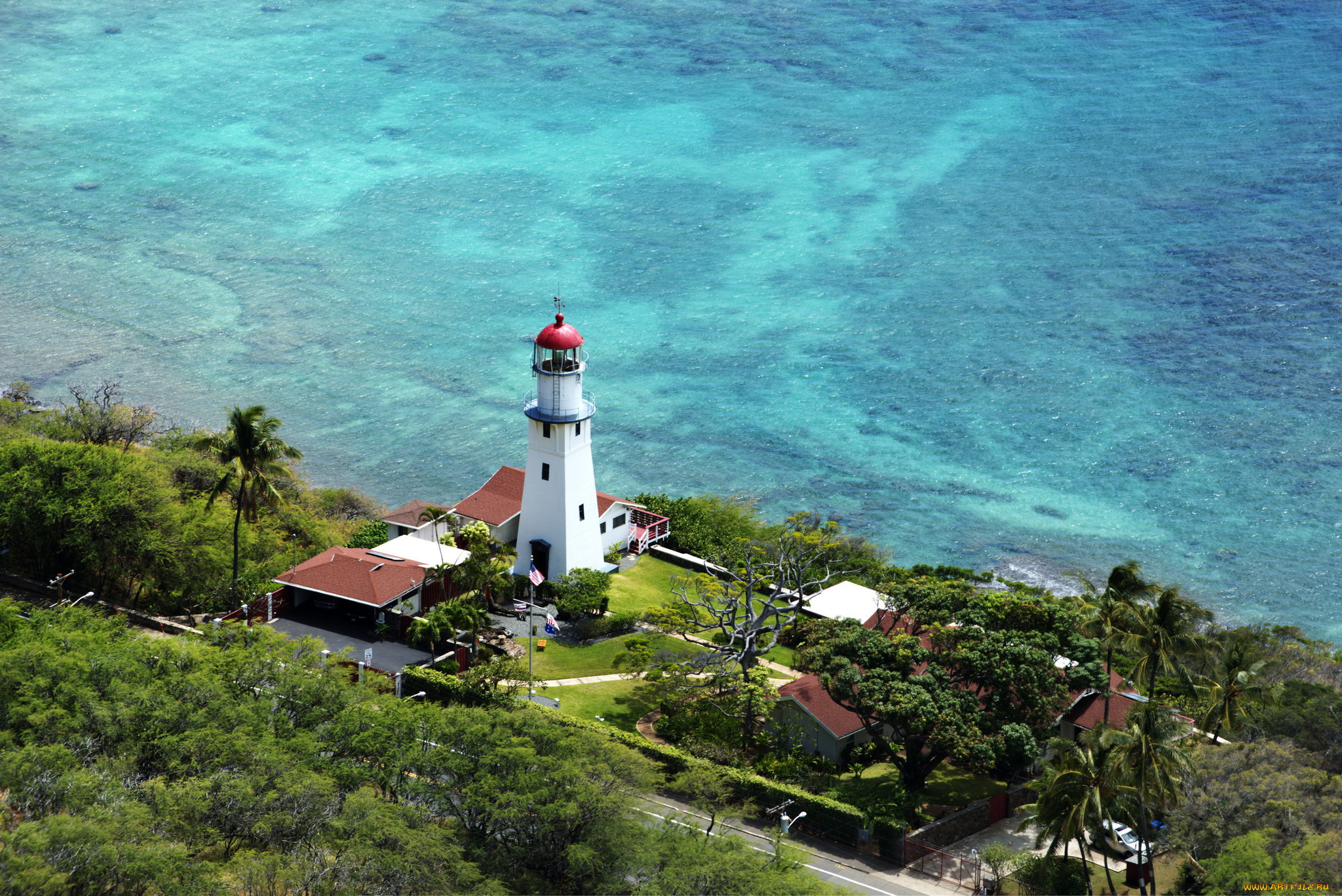 природа, маяки, простор