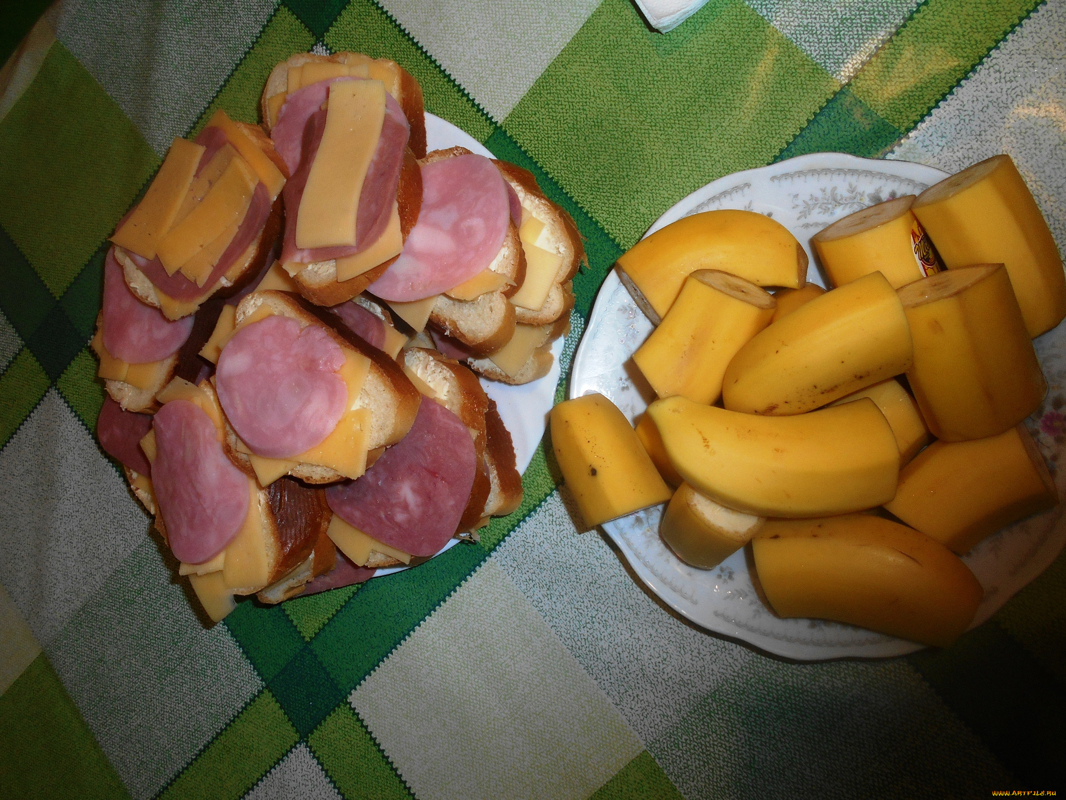 еда, бутерброды, , гамбургеры, , канапе, колбаса, хлеб, бананы, сыр