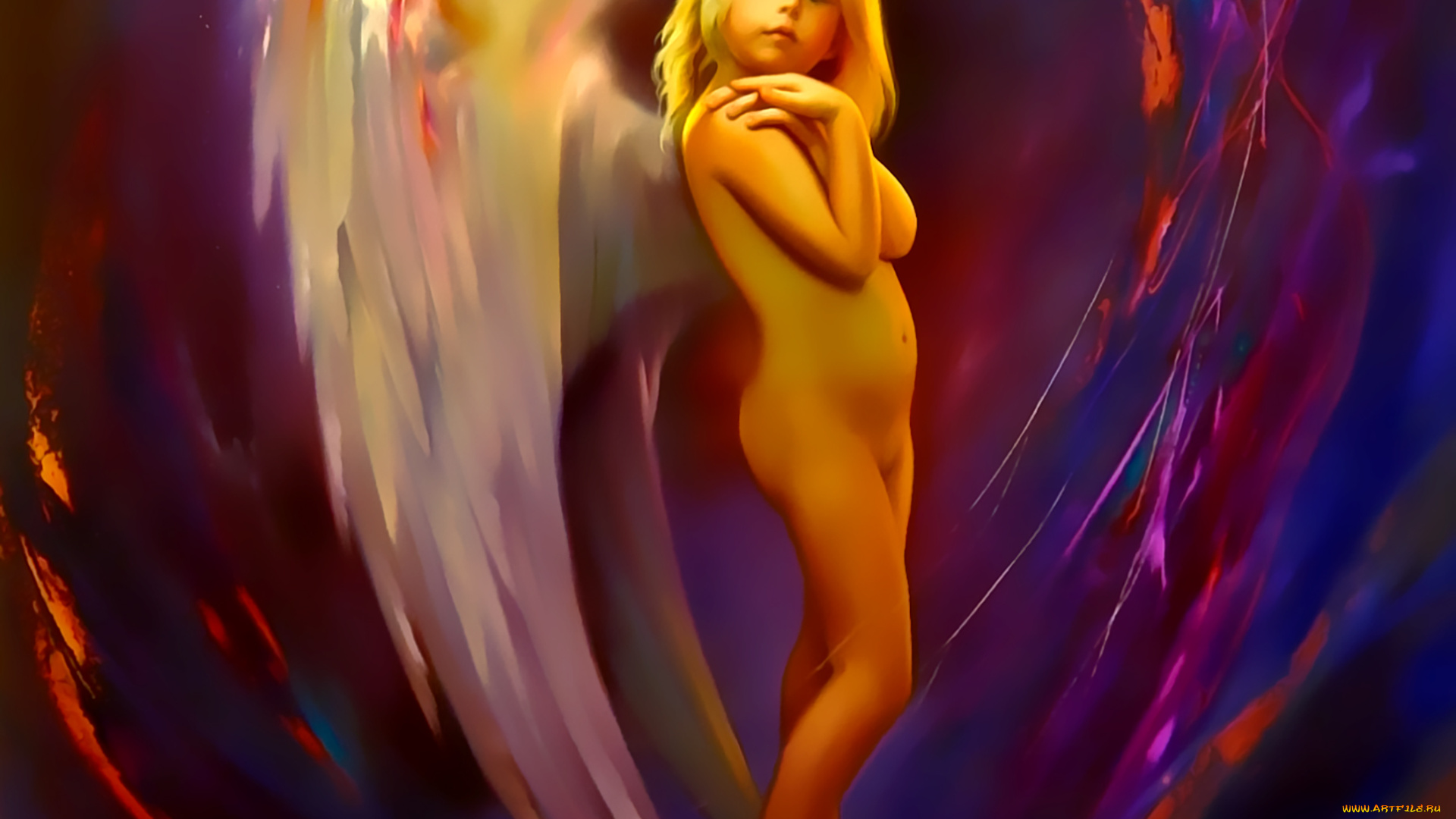 календари, фэнтези, ребенок, ангел, девочка, calendar, 2020