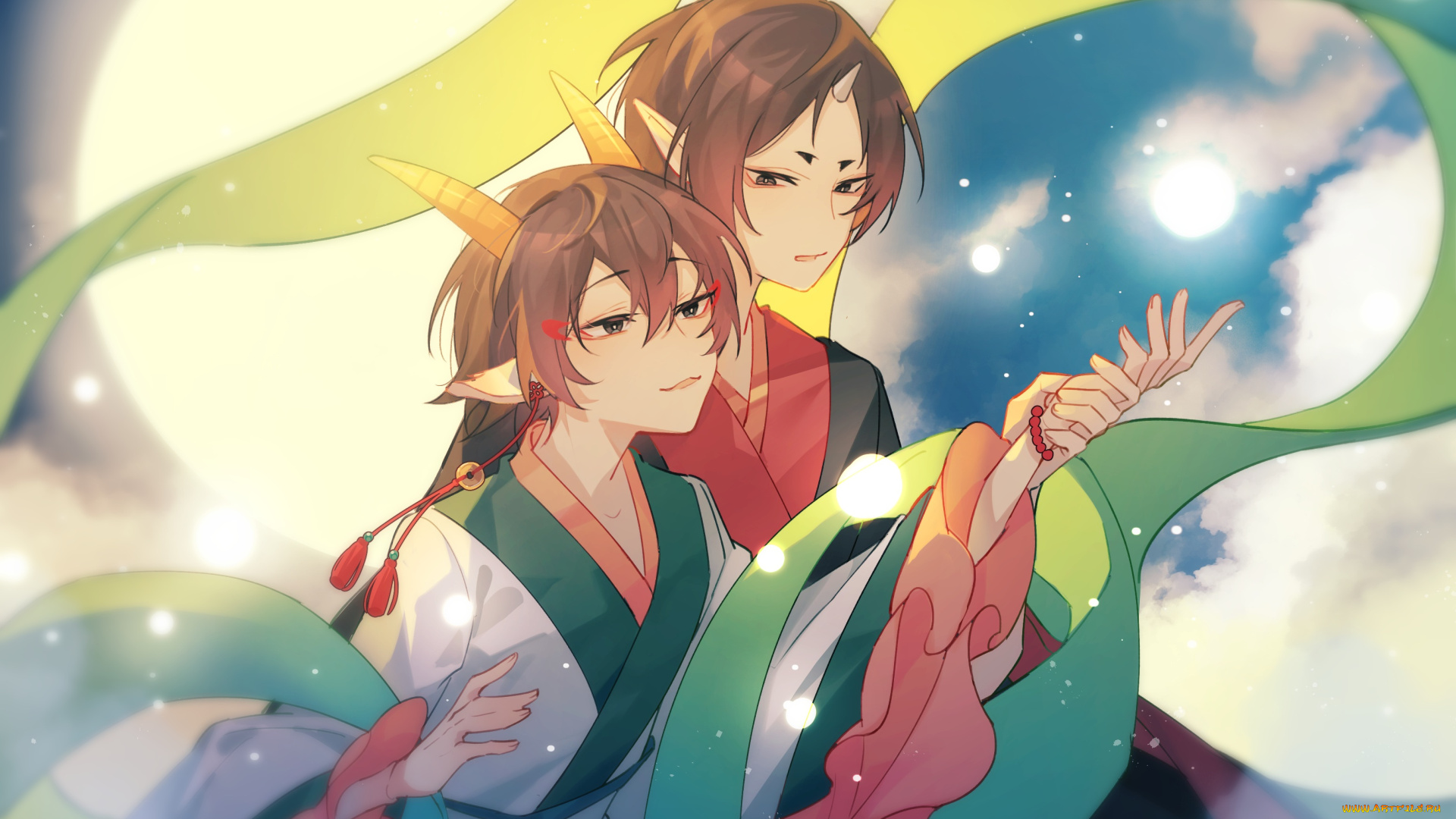 аниме, hoozuki, no, reitetsu, хладнокровный, ходзуки