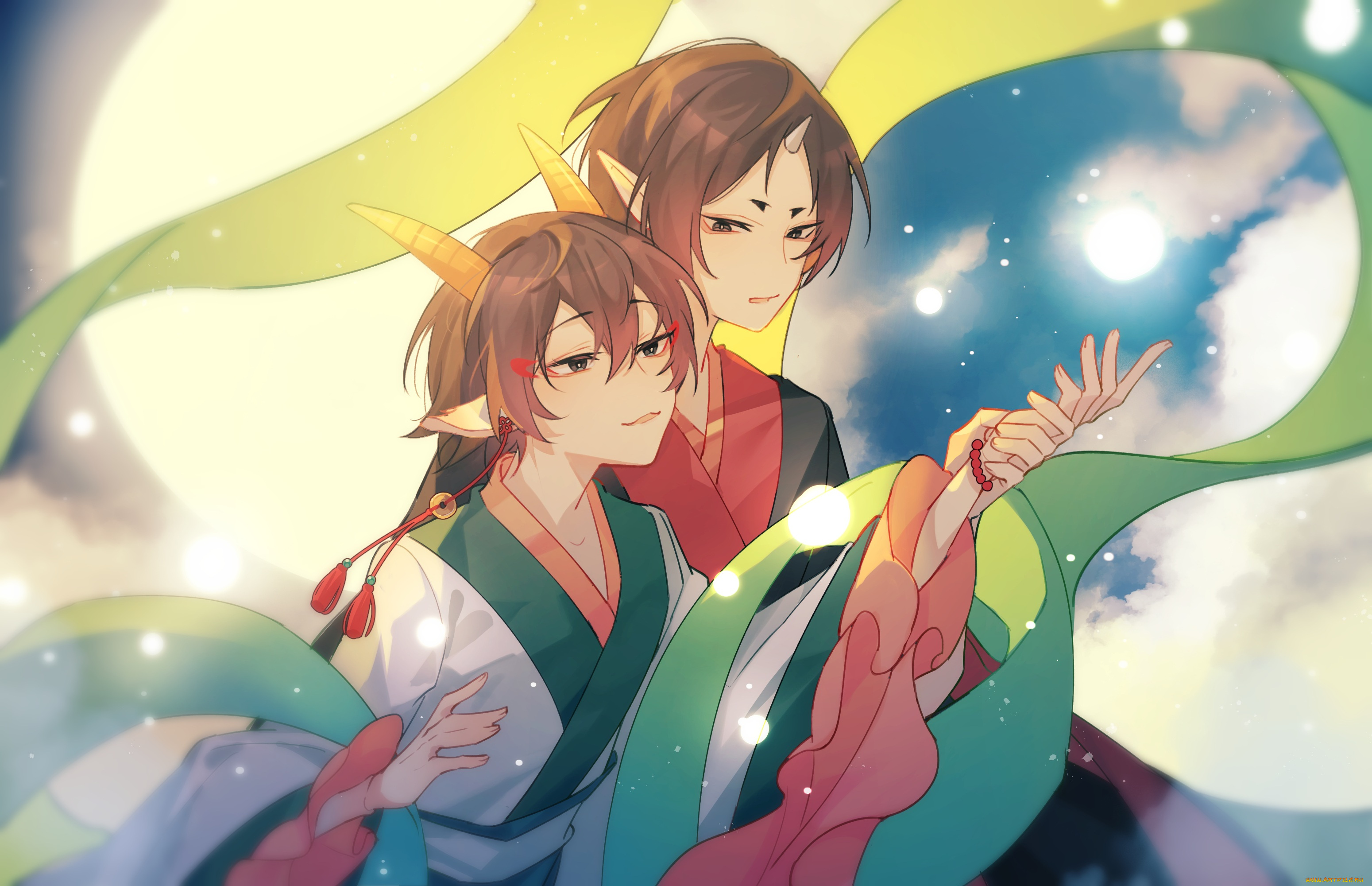 аниме, hoozuki, no, reitetsu, хладнокровный, ходзуки