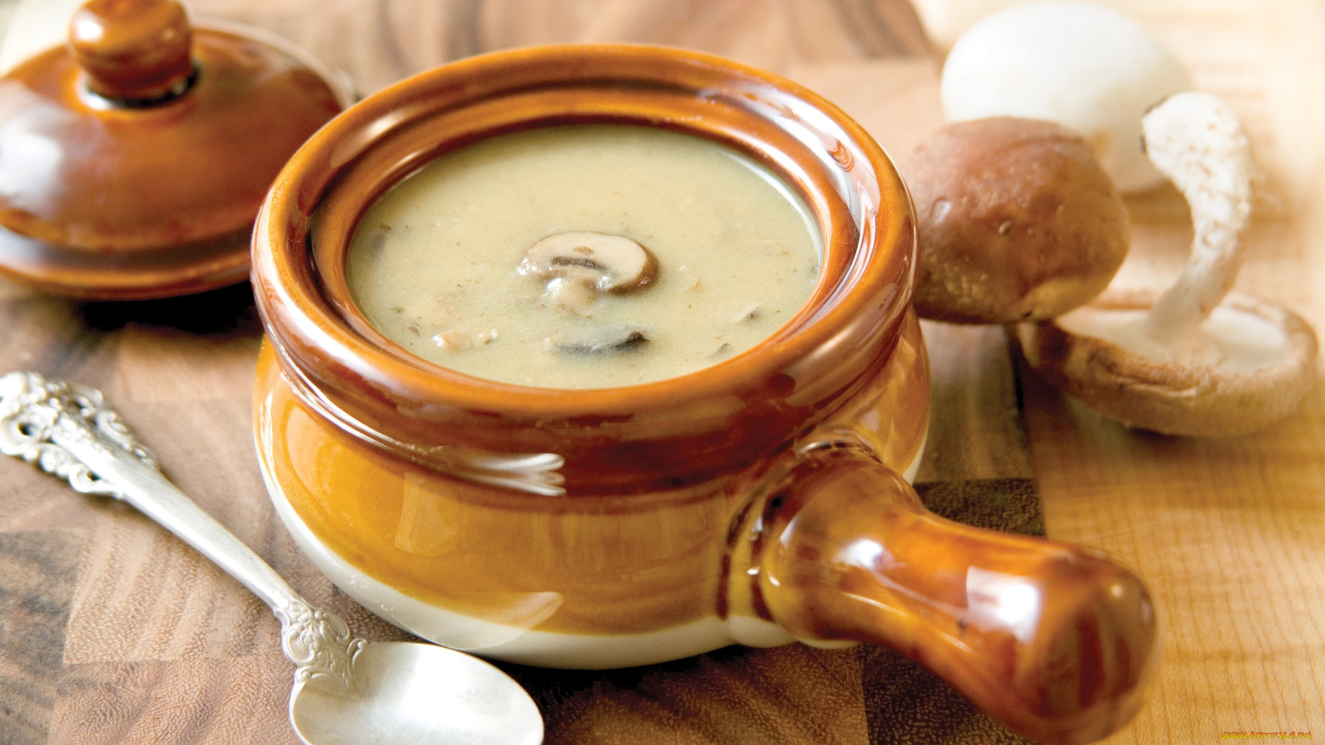 еда, первые, блюда, грибной, суп