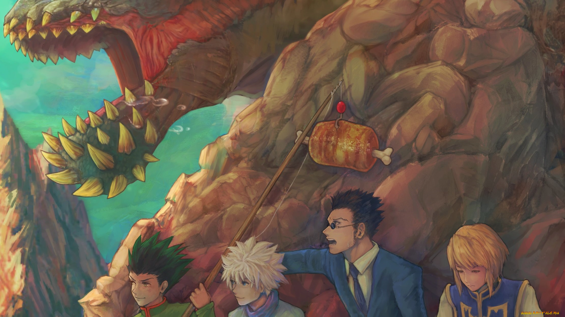 аниме, hunter, x, hunter, охота