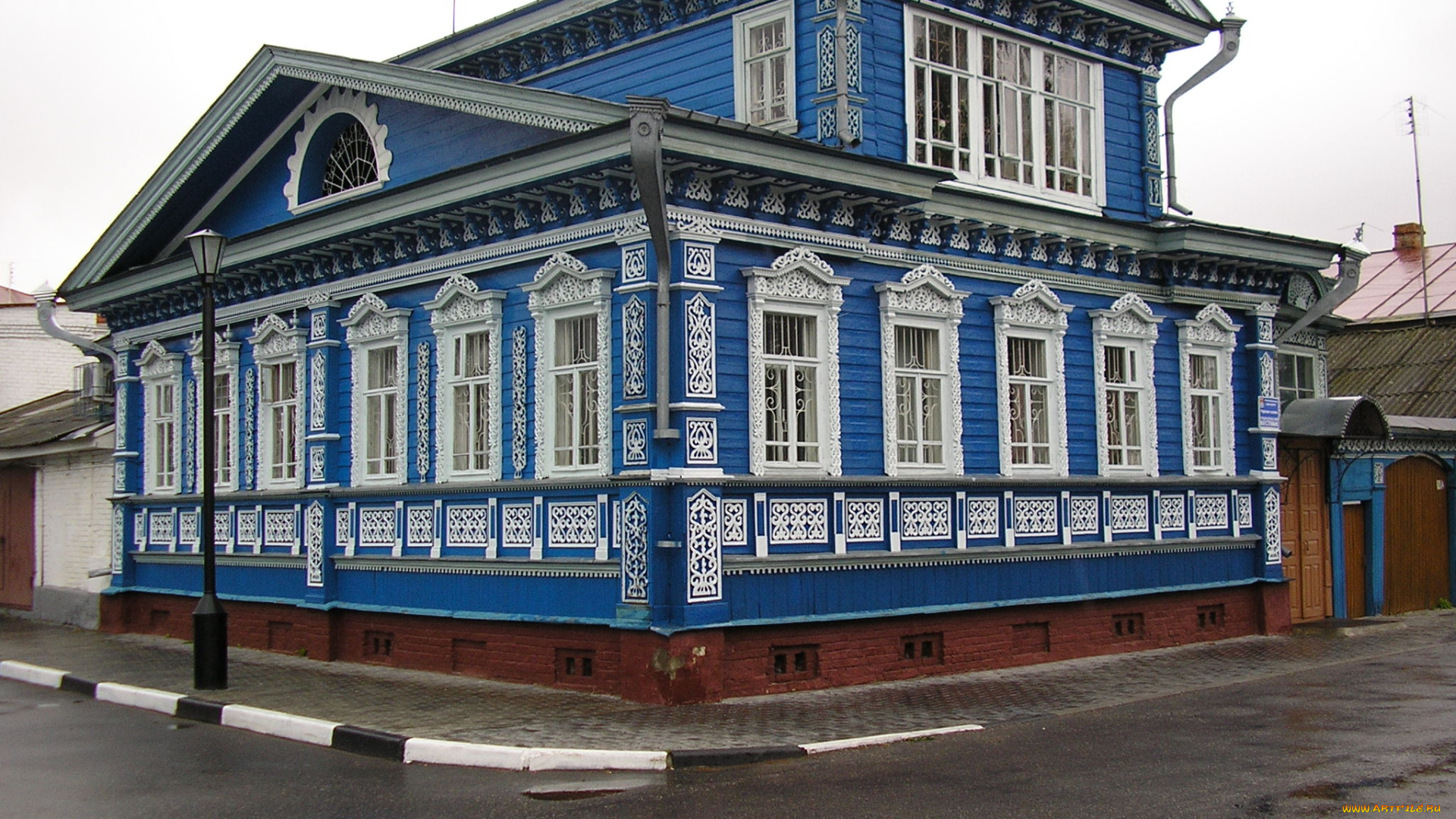 города, -, здания, , дома, музей, терем, русского, самовара, достопримечательности, нижегородская, область, городец