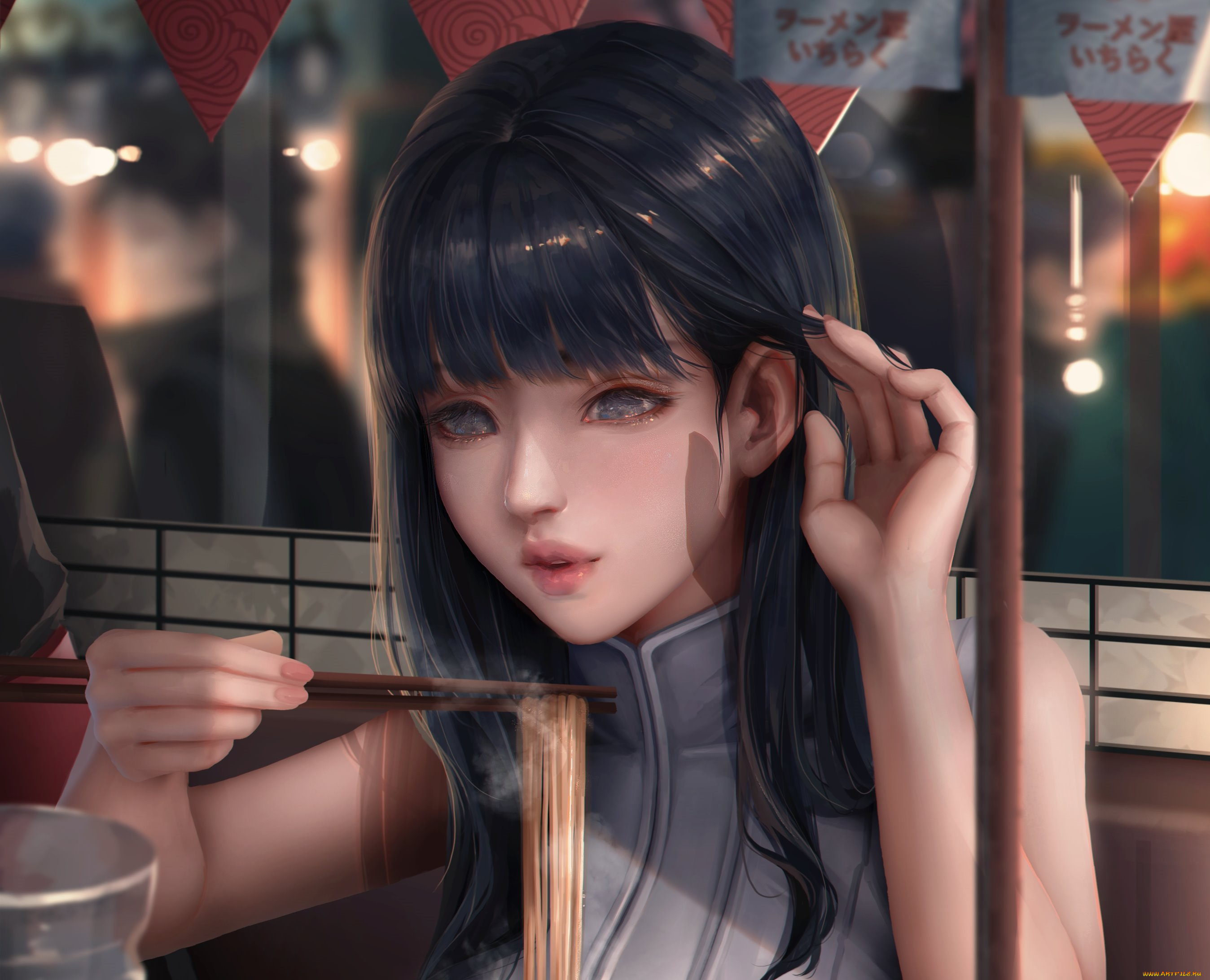 аниме, naruto, хината