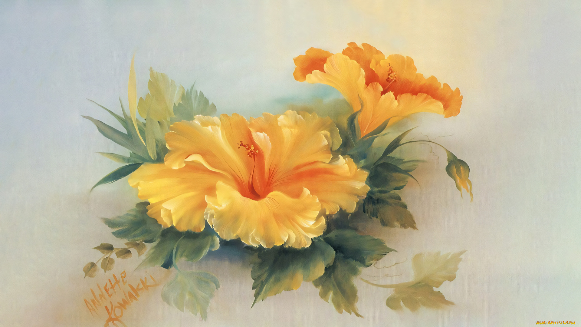 295733, рисованное, цветы, цветок