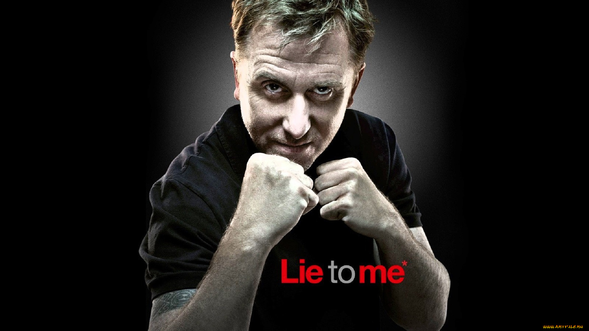 кино, фильмы, lie, to, me, мужчина, кулаки, стойка, футболка