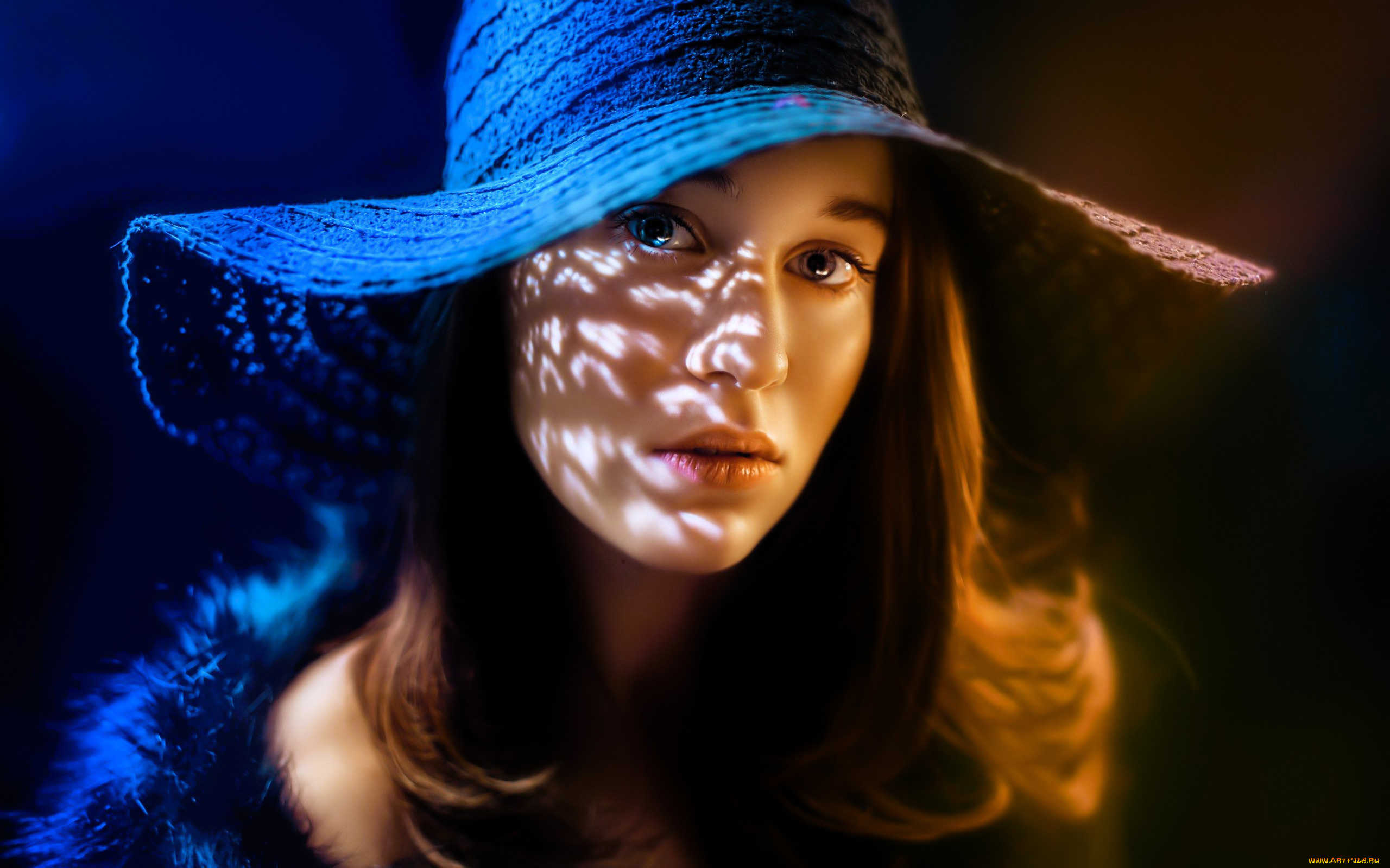 victoria, rein, девушки, -, лица, , портреты, шляпа, лицо, шатенка