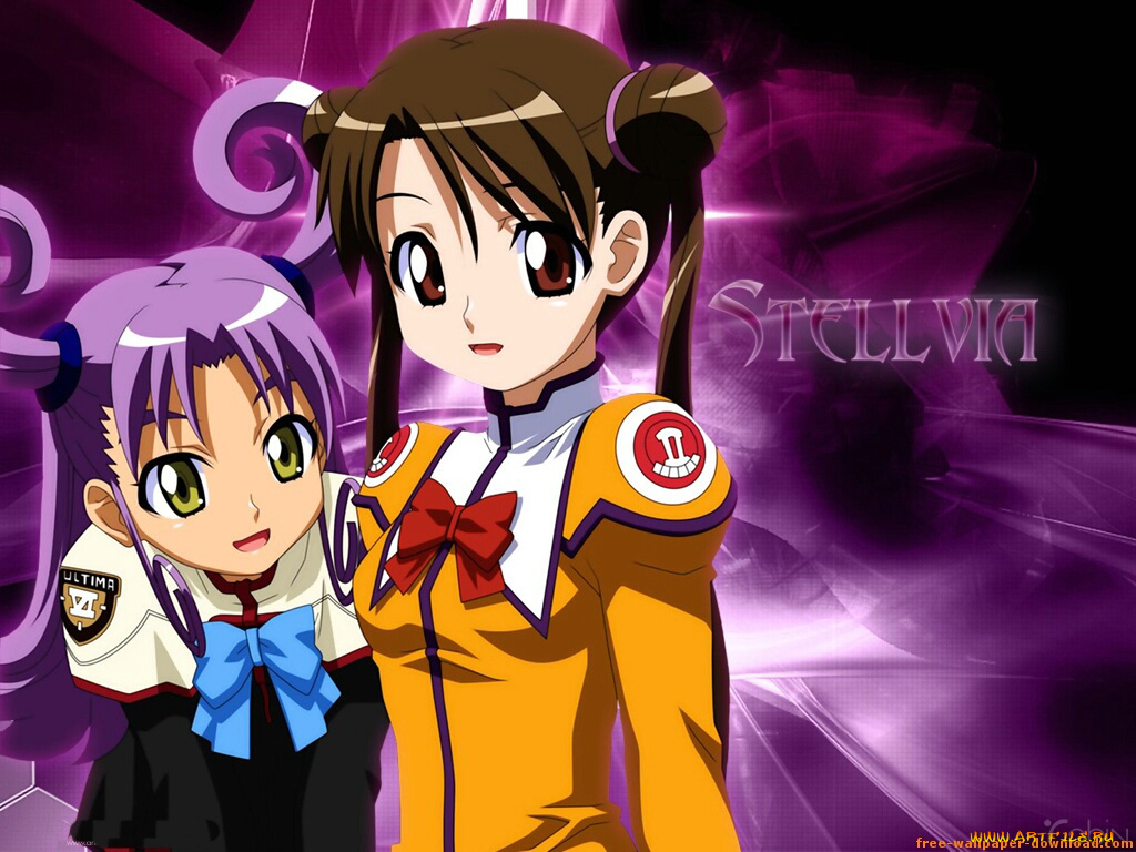 аниме, stellvia, of, the, universe