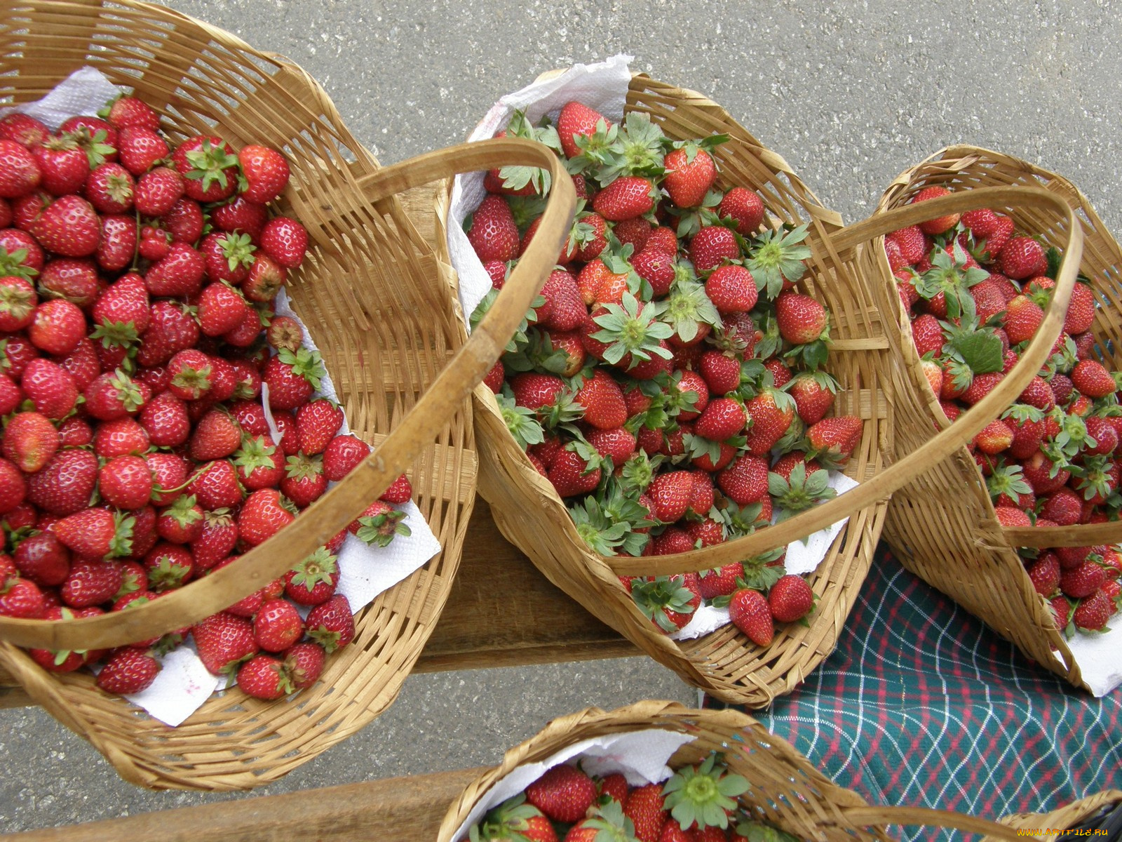 еда, клубника, земляника