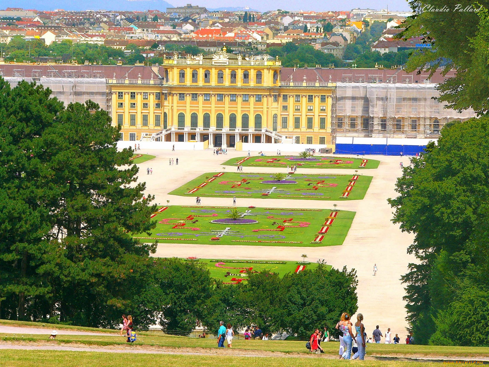 vista, dalla, glorietta, города, дворцы, замки, крепости