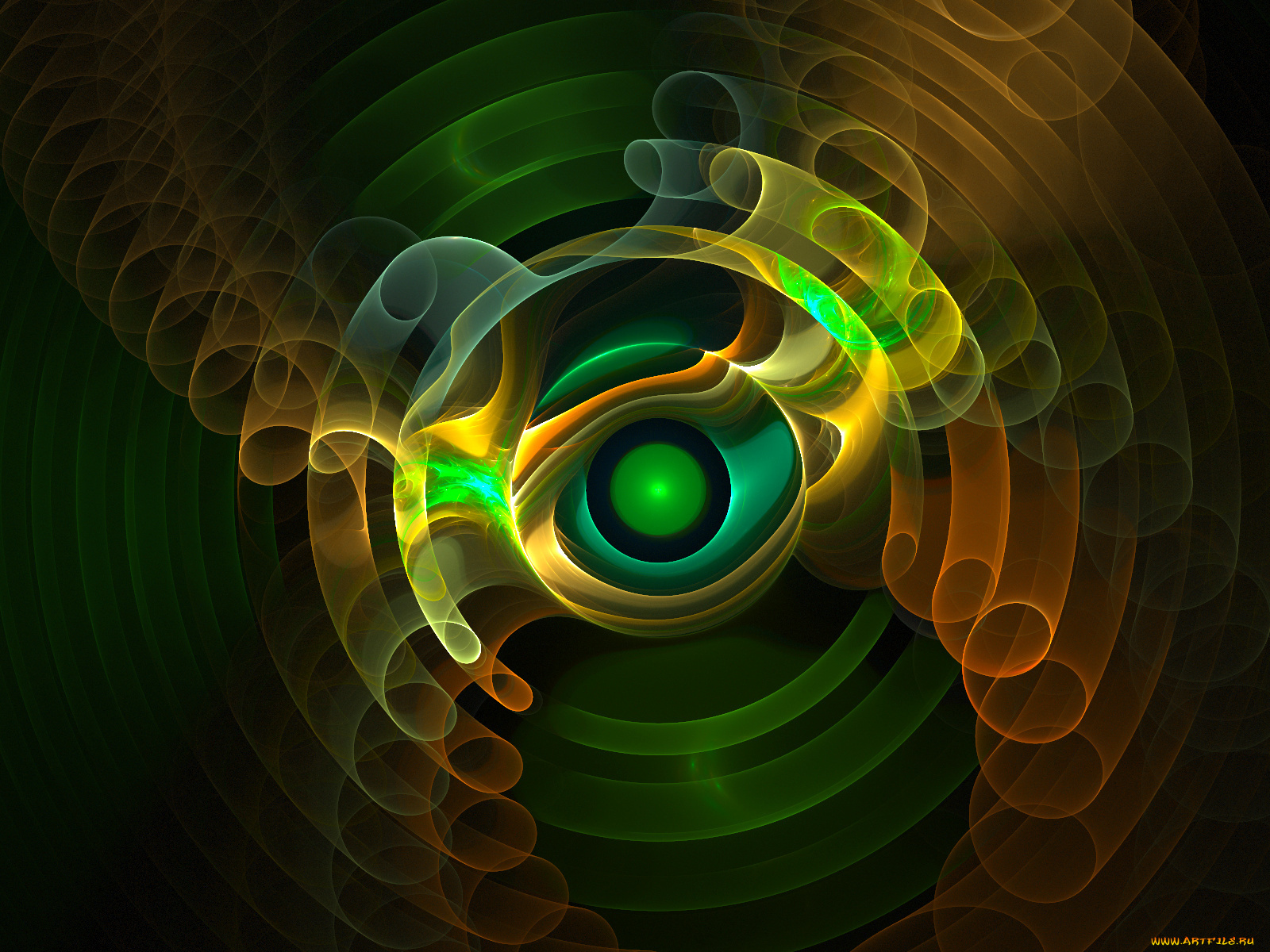 3д, графика, fractal, фракталы, узор, цвета