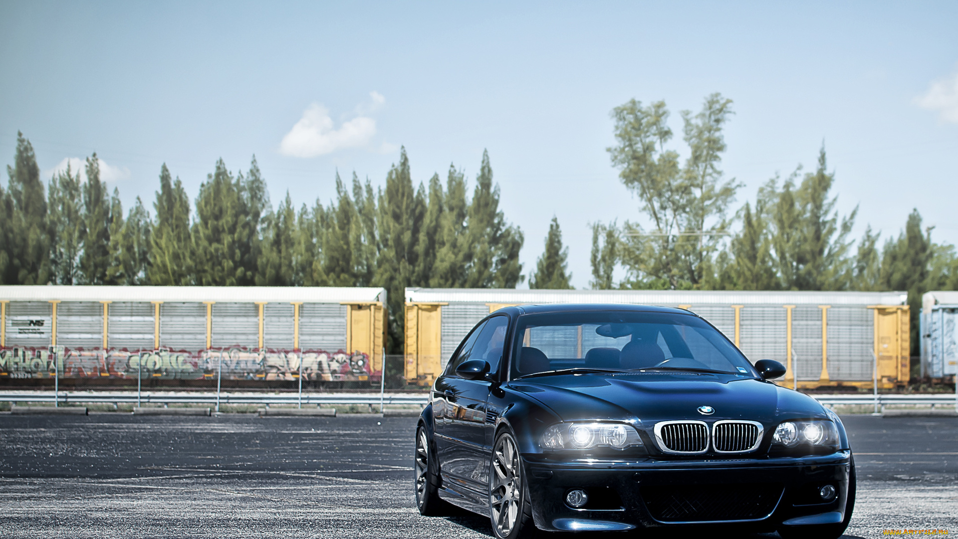 автомобили, bmw, dark, blue, m3, e46