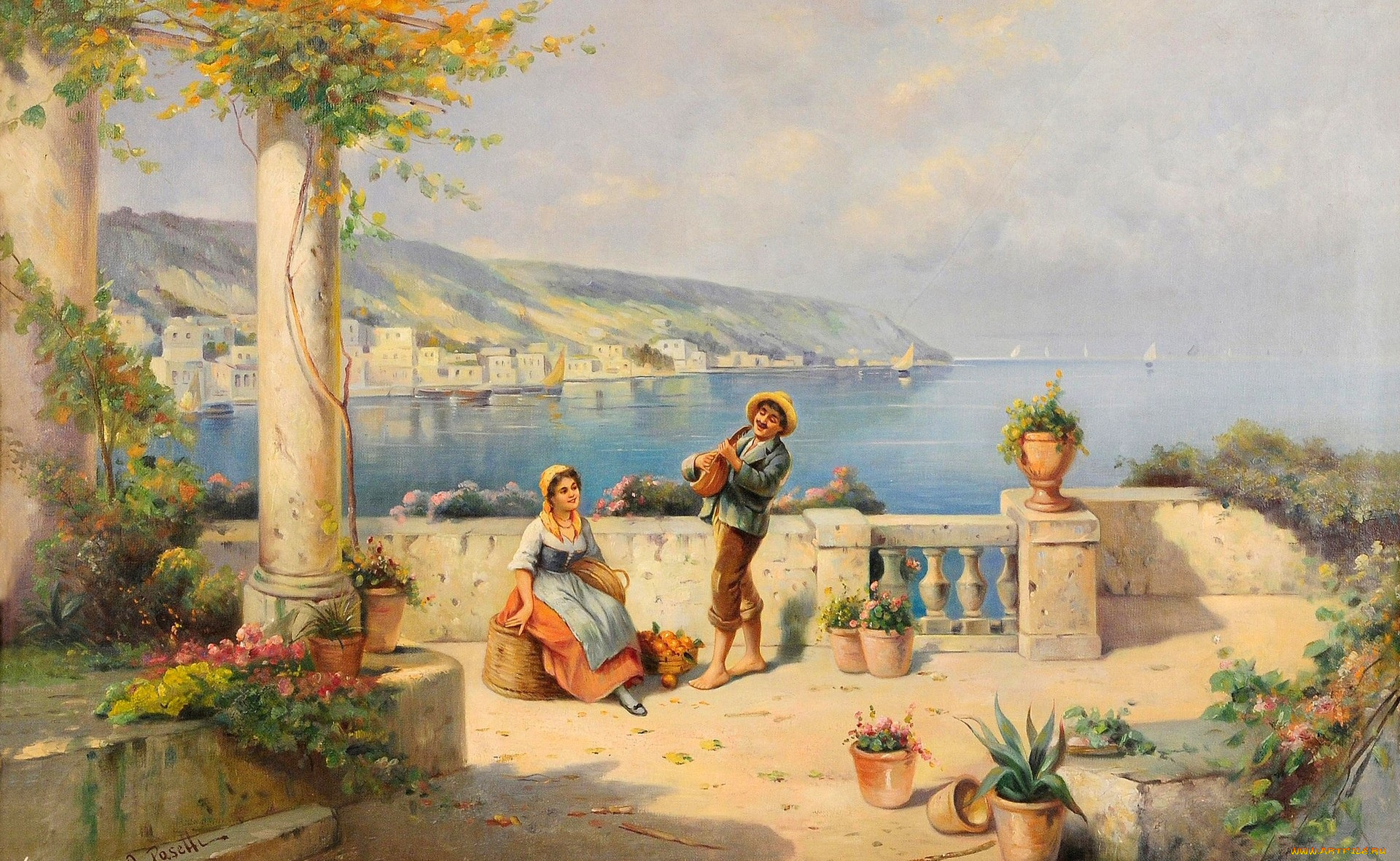 рисованные, pasetti, o, , любовный, романс