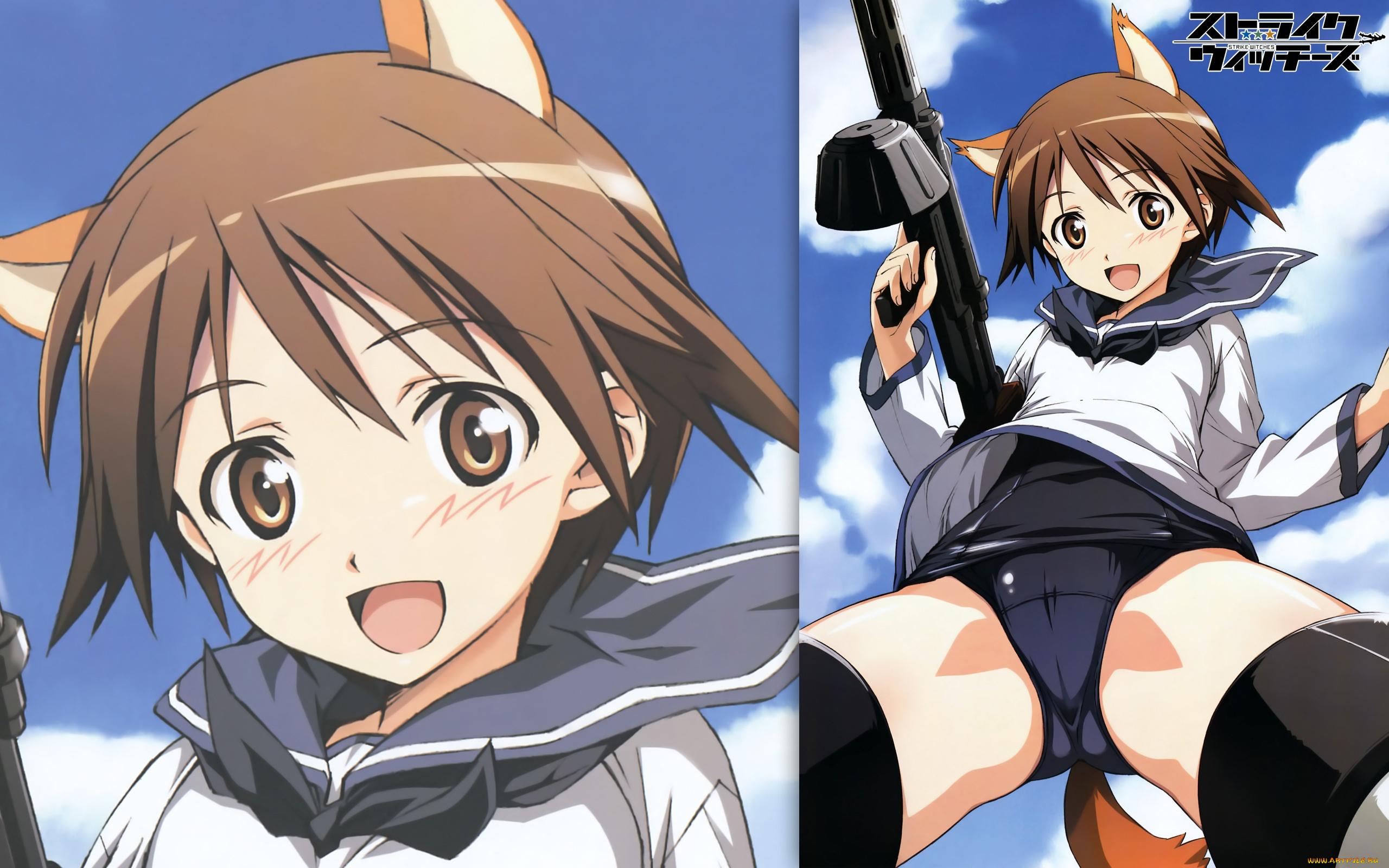 аниме, strike, witches