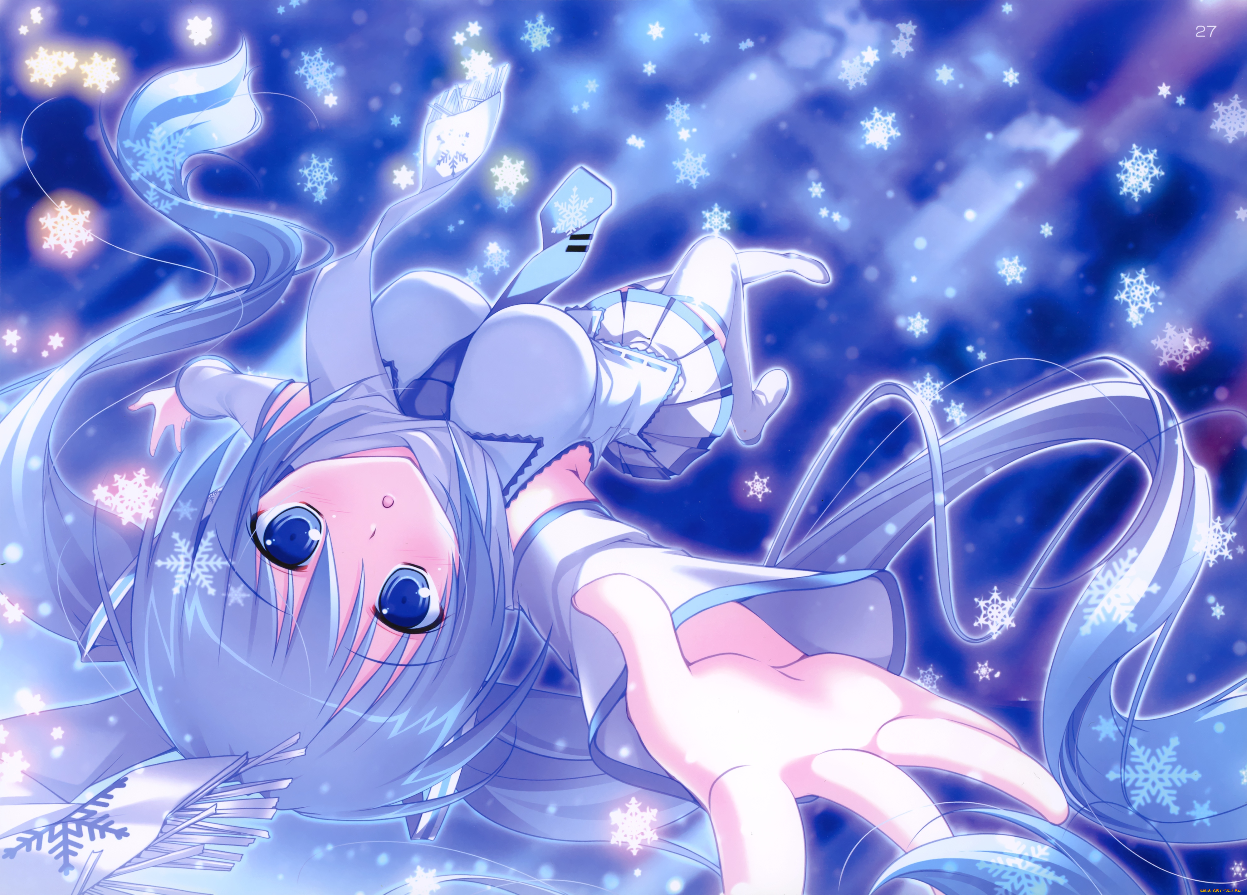 hatsune, miku, аниме, vocaloid