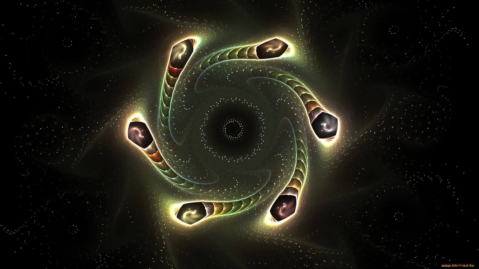 3д, графика, fractal, фракталы, цвета, фон, узор
