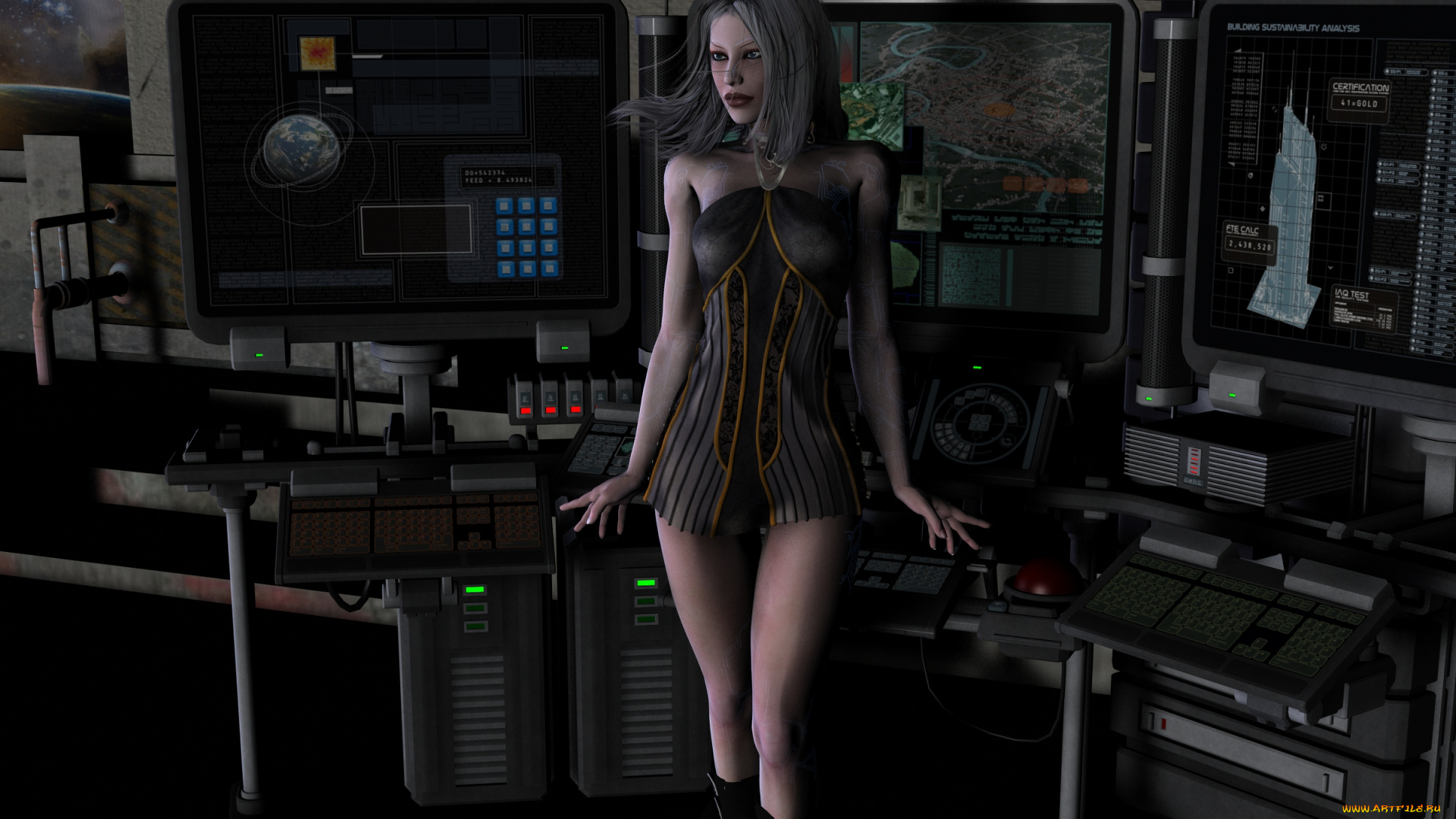 3д, графика, people, люди, девушка