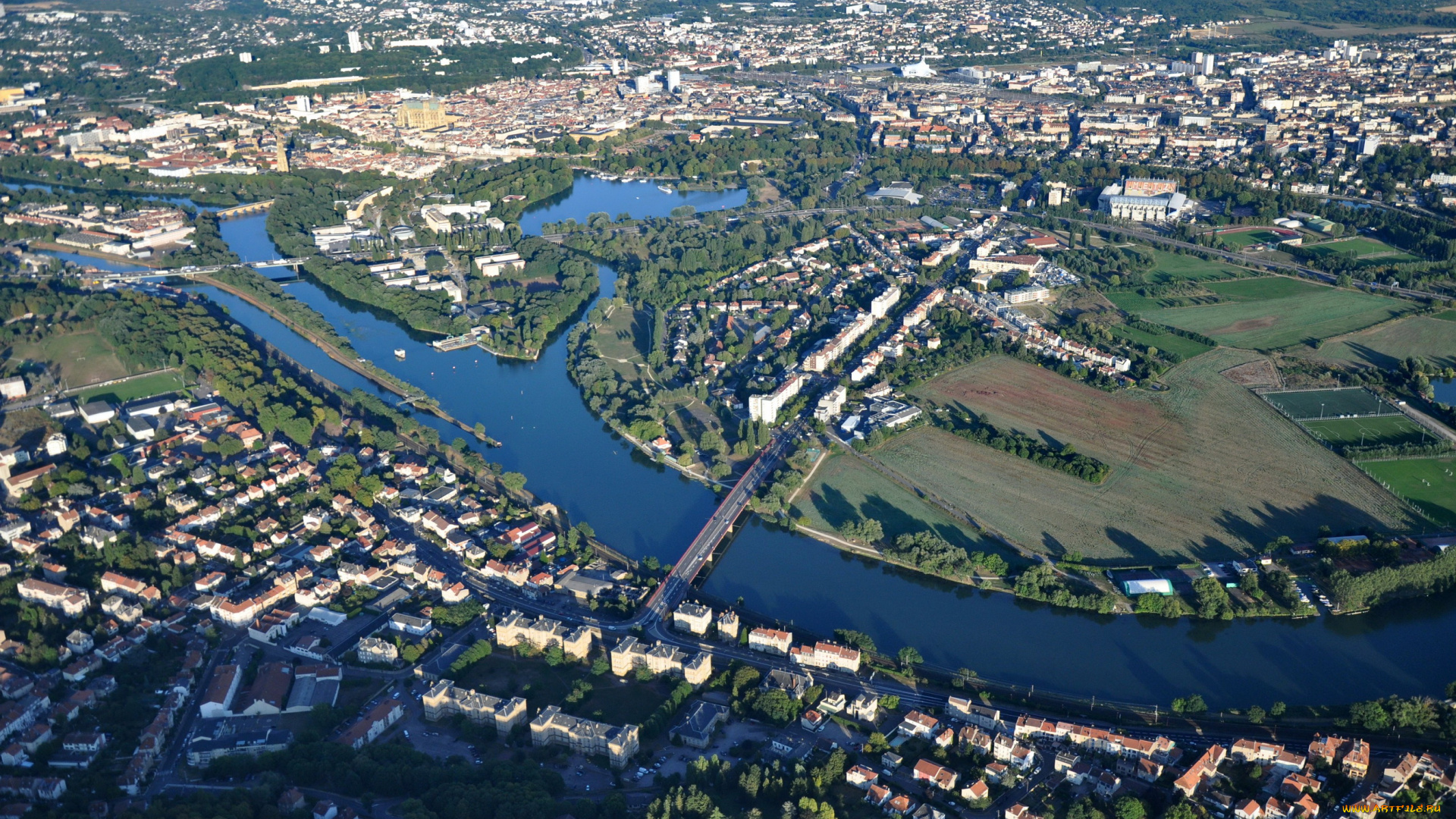 франция, лотарингия, лонжевиль, ле, мец, города, панорамы, панорама