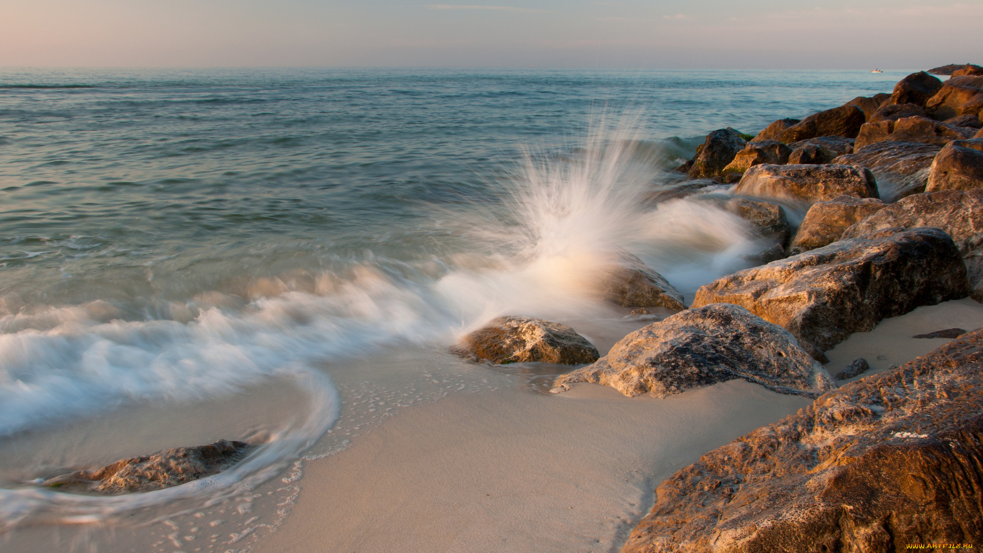 природа, моря, океаны, мексиканский, залив, камни, побережье