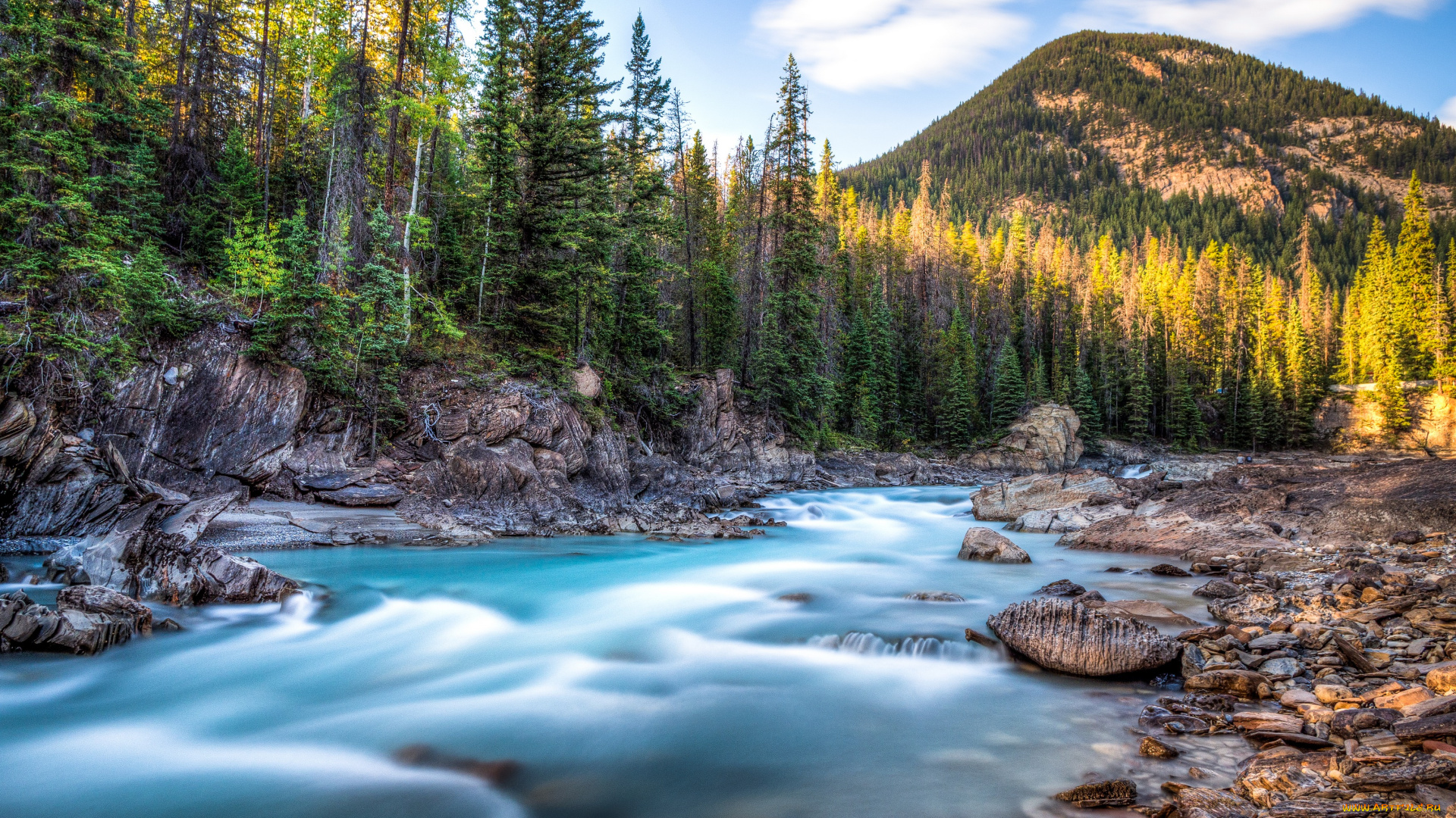 природа, реки, озера, канада