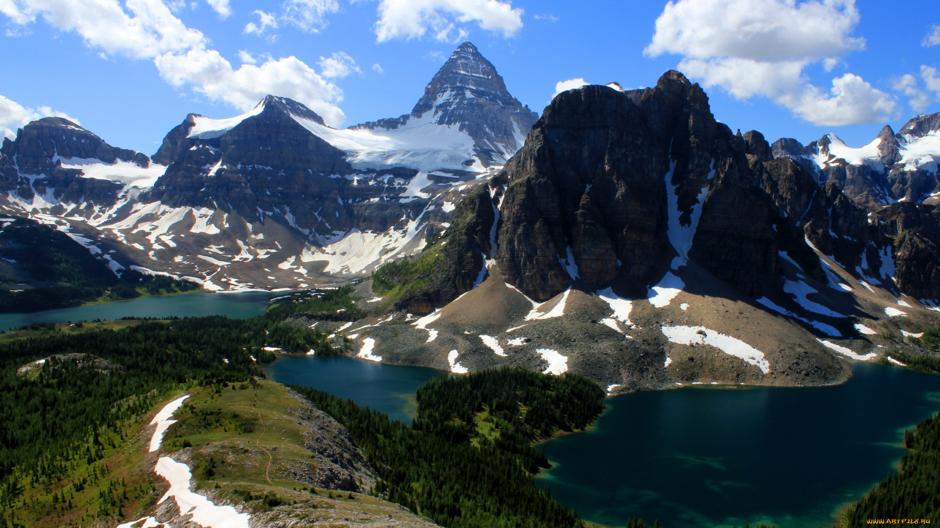 природа, реки, озера, канада