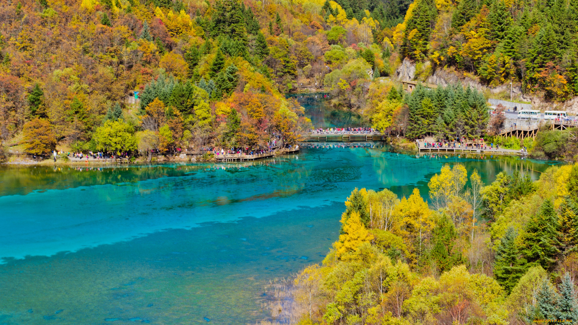 природа, реки, озера, китай