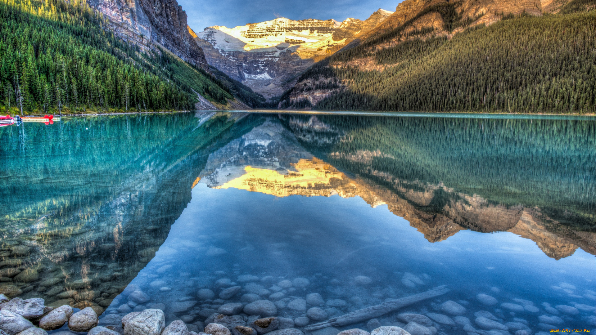 природа, реки, озера, пейзаж, горы, отражение, камни