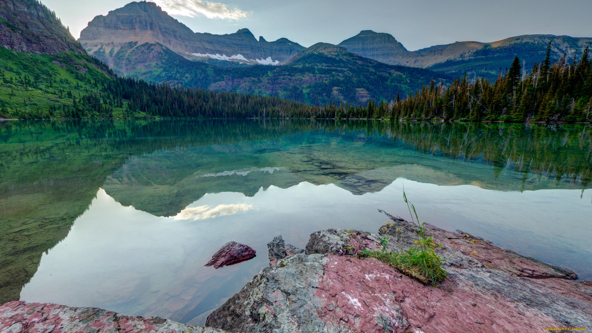 природа, реки, озера, штат, монтана, сша