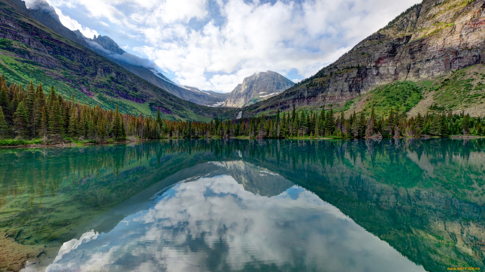 природа, реки, озера, штат, монтана, сша