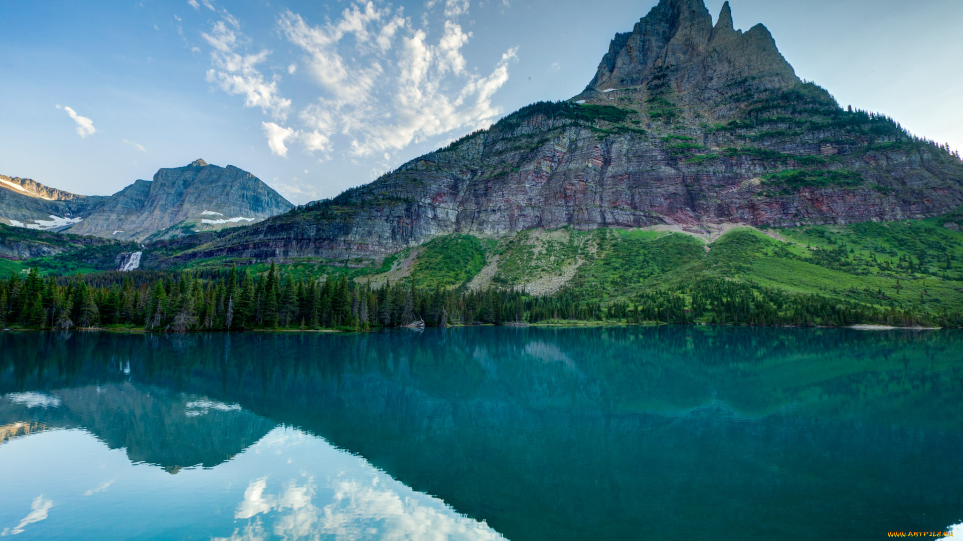 природа, реки, озера, штат, монтана, сша