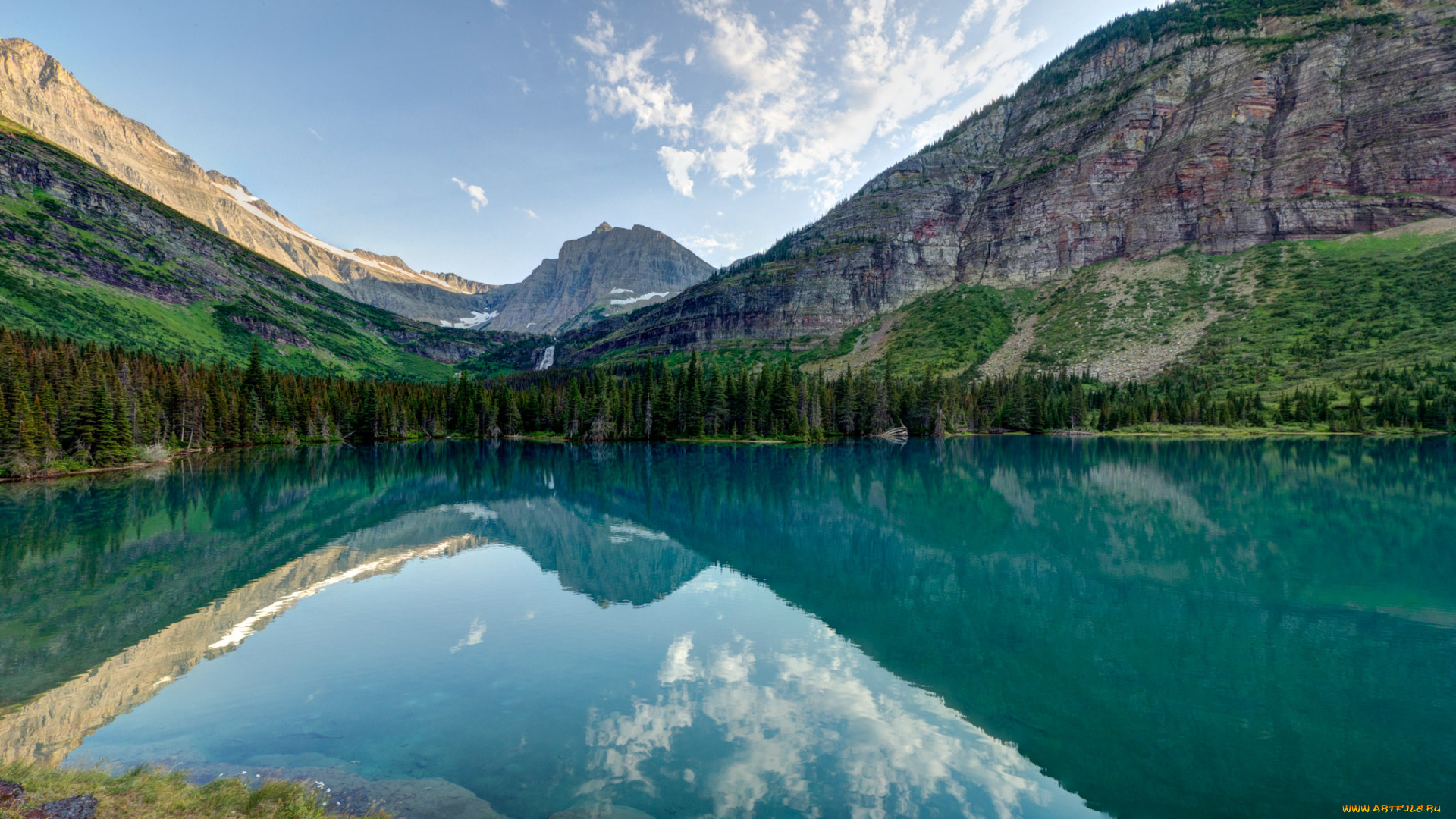 природа, реки, озера, сша, штат, монтана