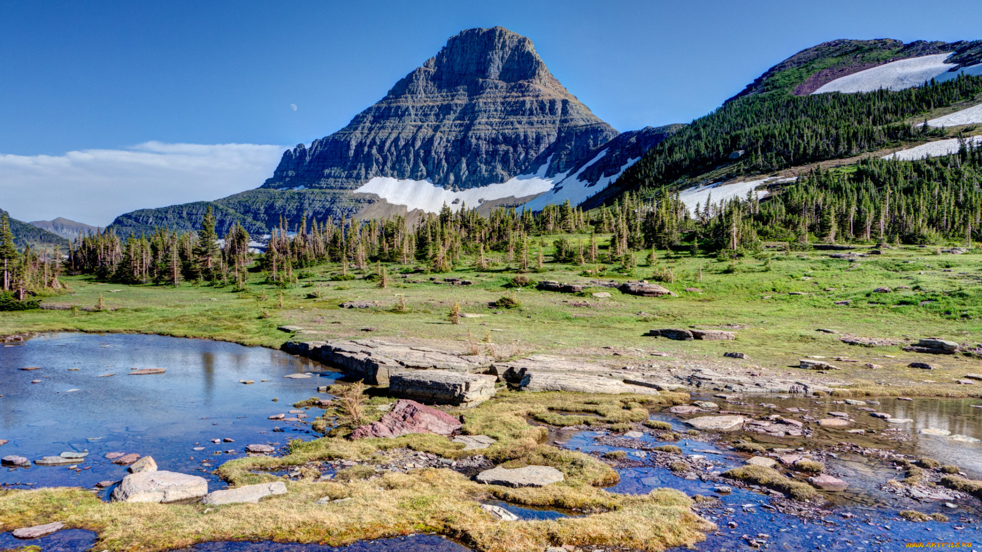 природа, реки, озера, сша, штат, монтана