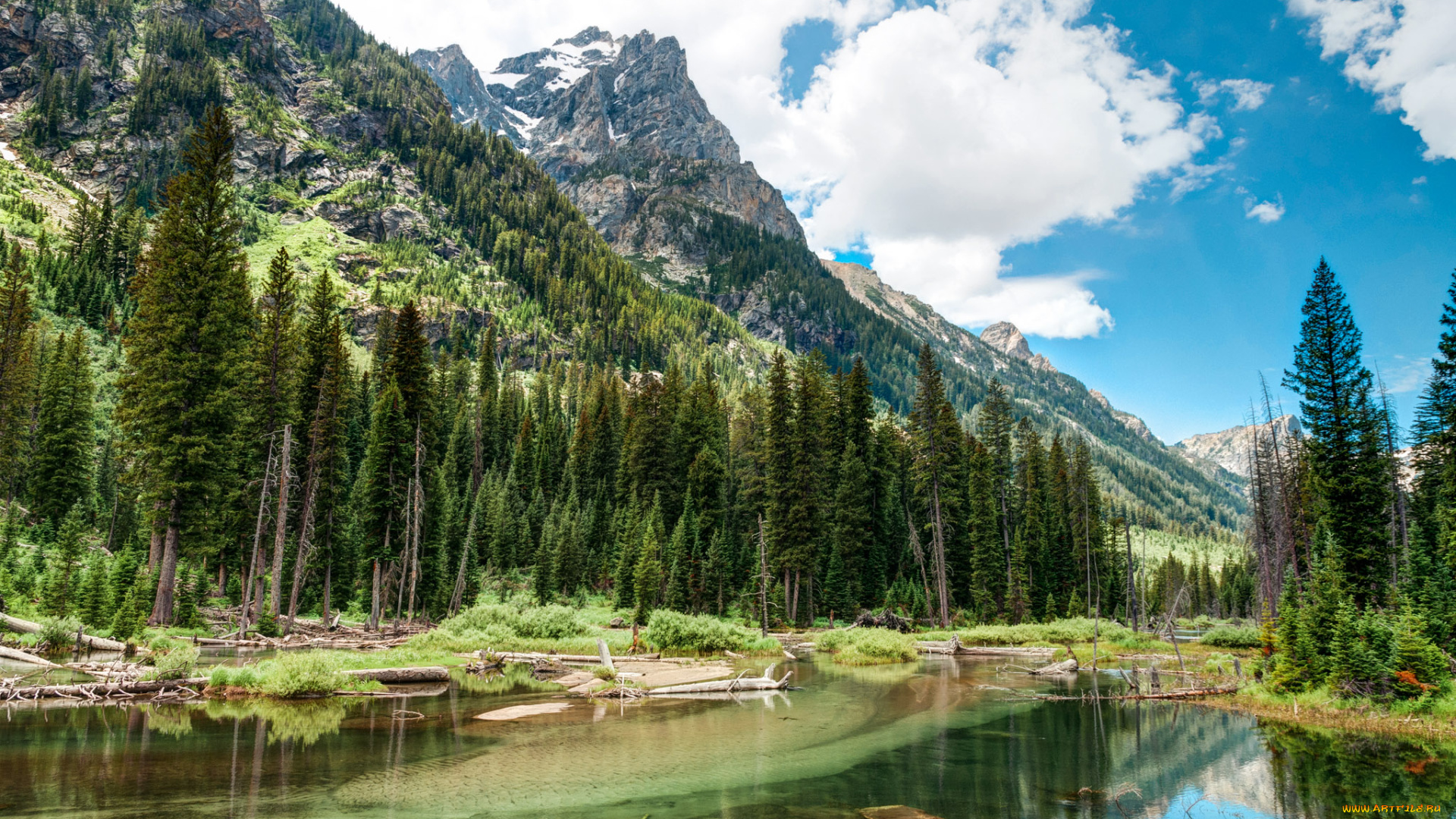 природа, реки, озера, сша, штат, вайоминг