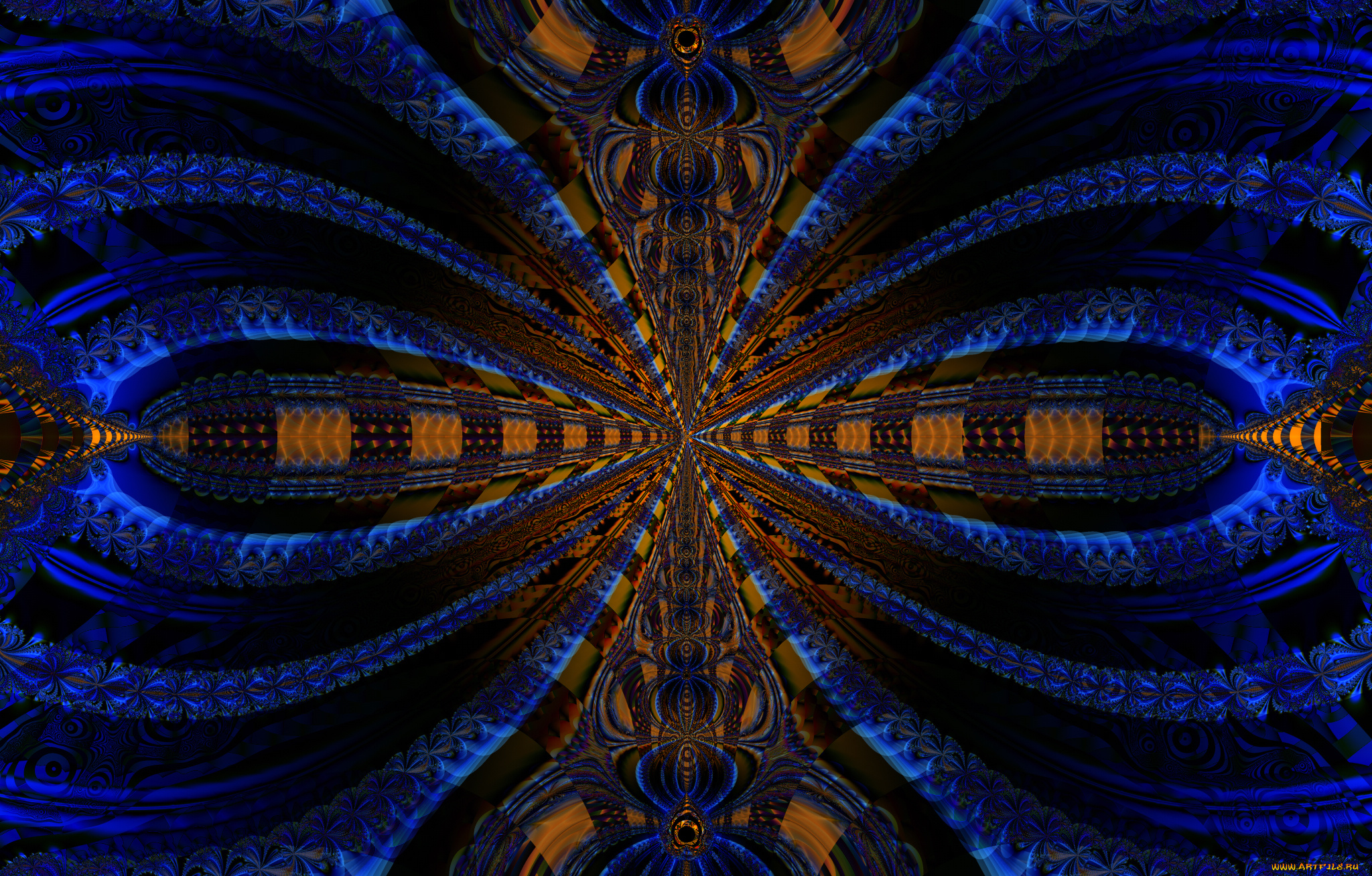 3д, графика, fractal, фракталы, цвета, фон, узор