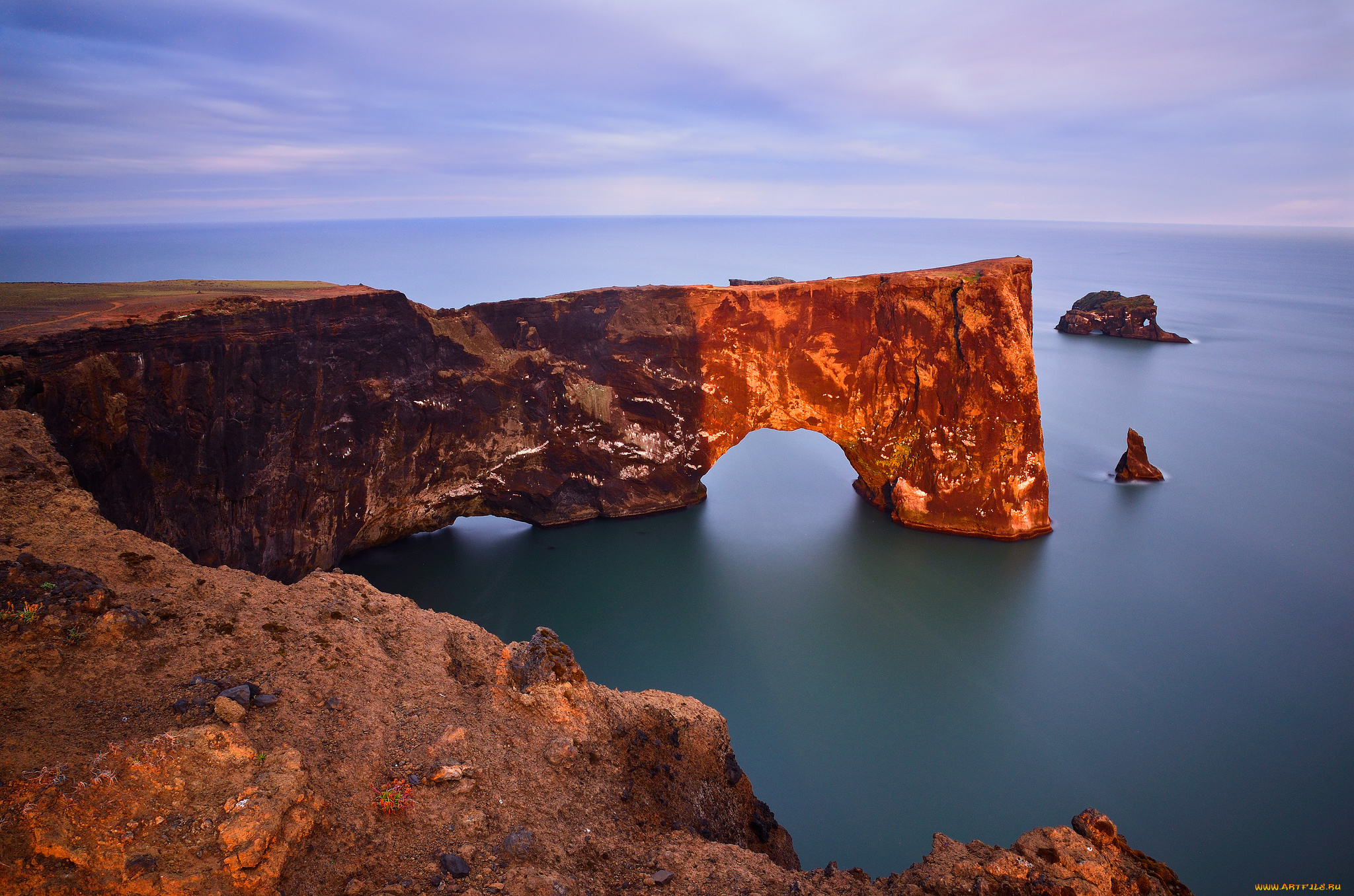 dyrholaey, arch, iceland, природа, побережье, исландия, мыс, дирхолей, арка, скалы, атлантический, океан