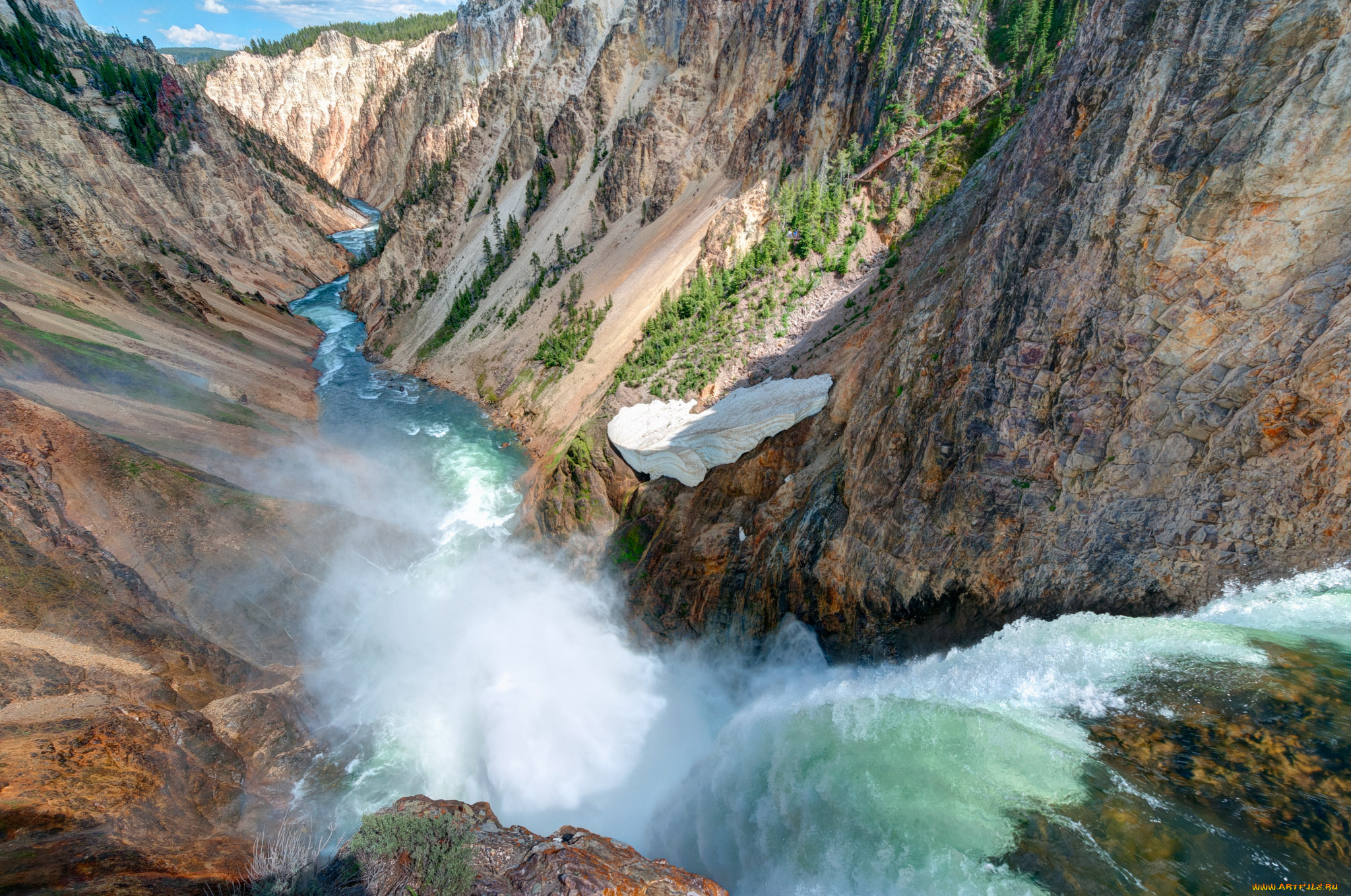 природа, реки, озера, сша, йеллостоун, штат, вайоминг