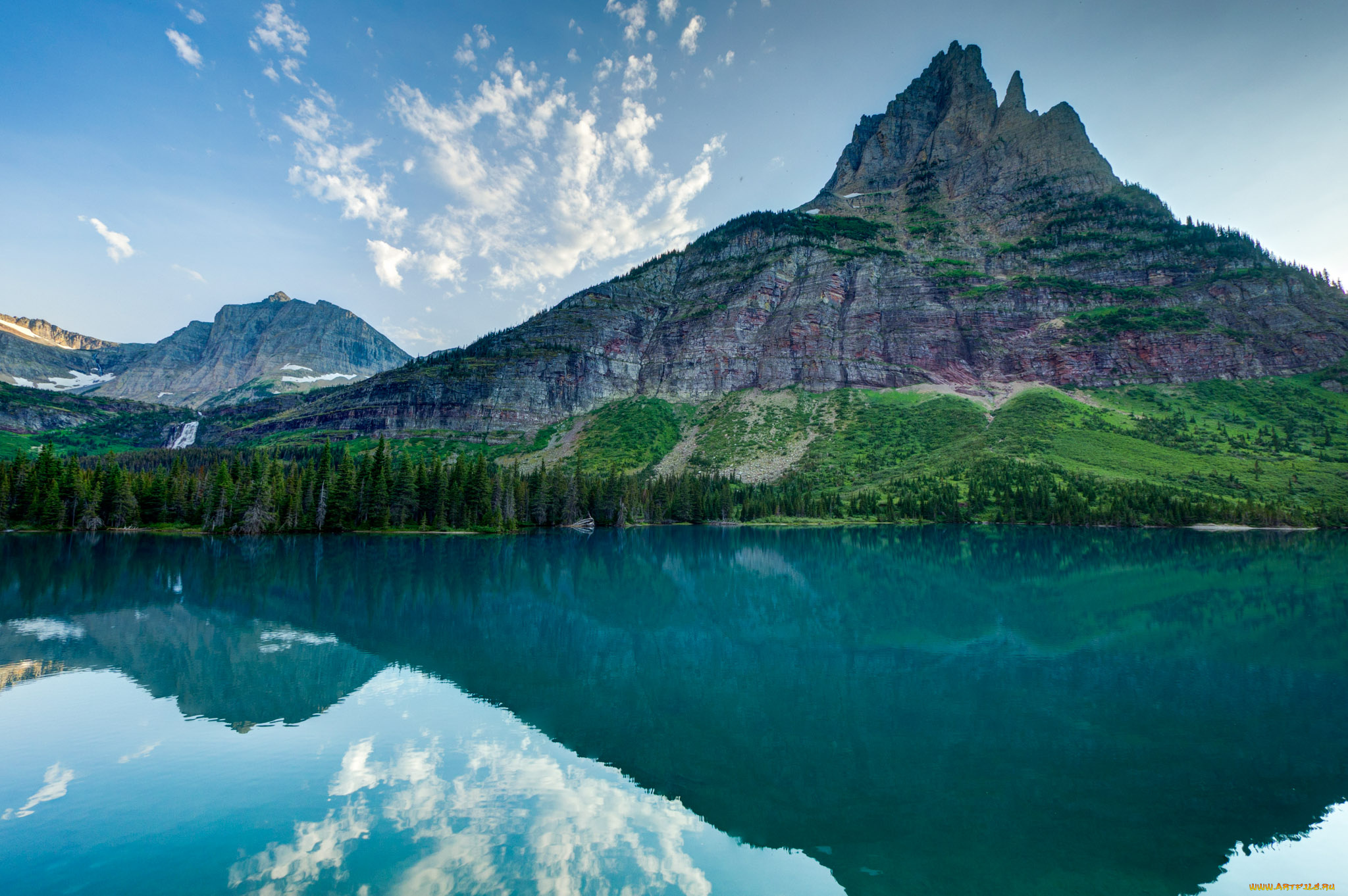 природа, реки, озера, штат, монтана, сша