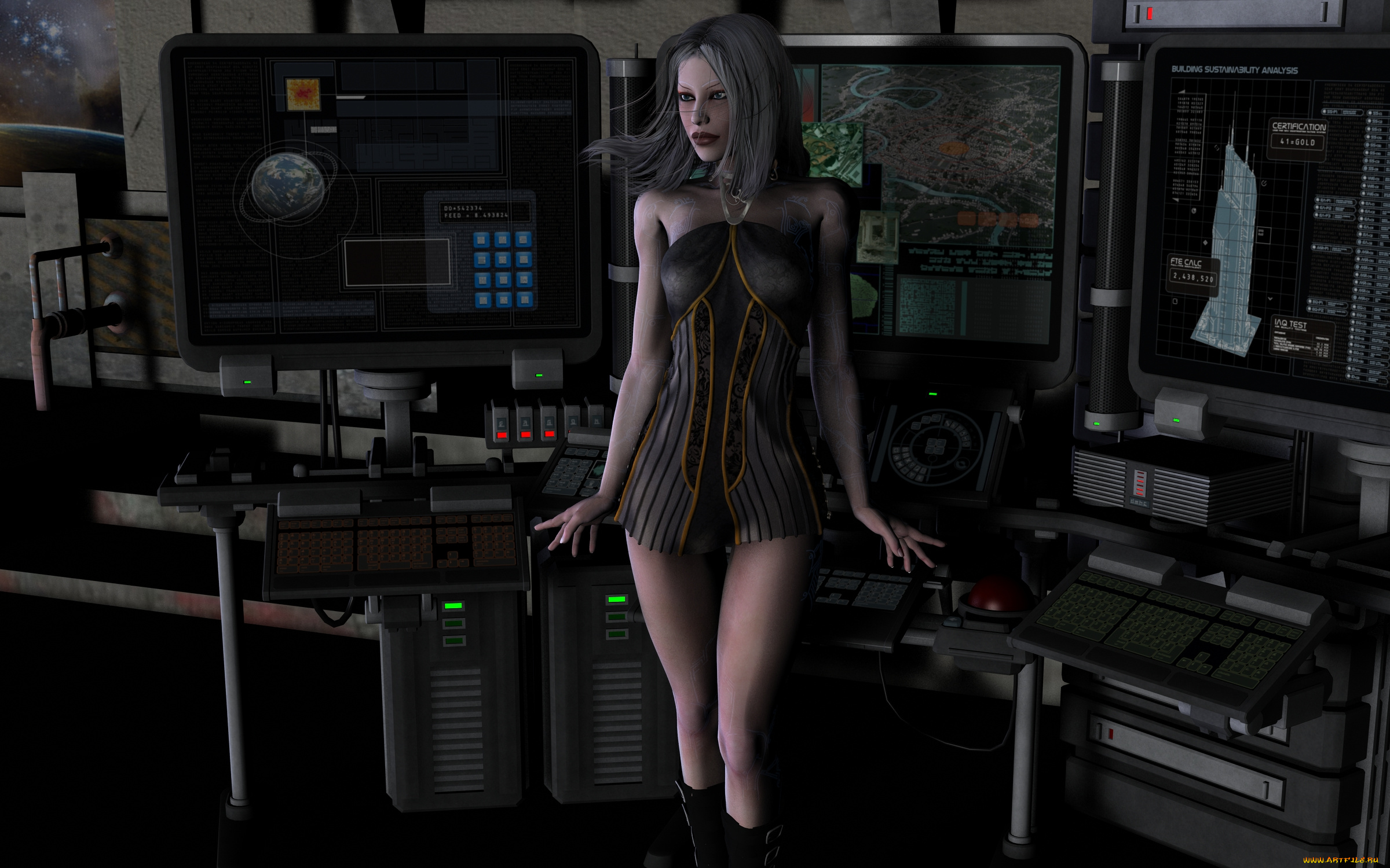 3д, графика, people, люди, девушка