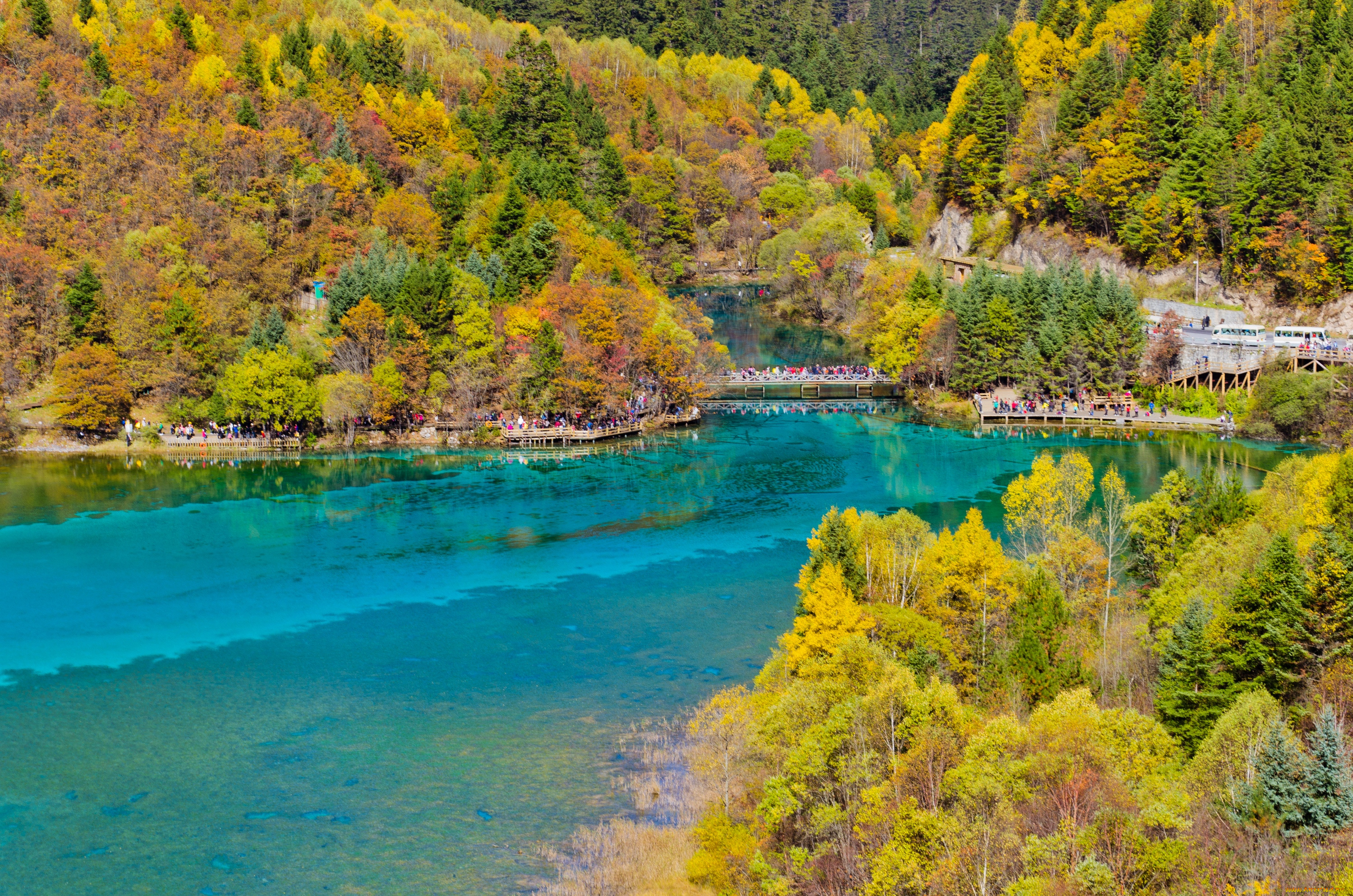 природа, реки, озера, китай