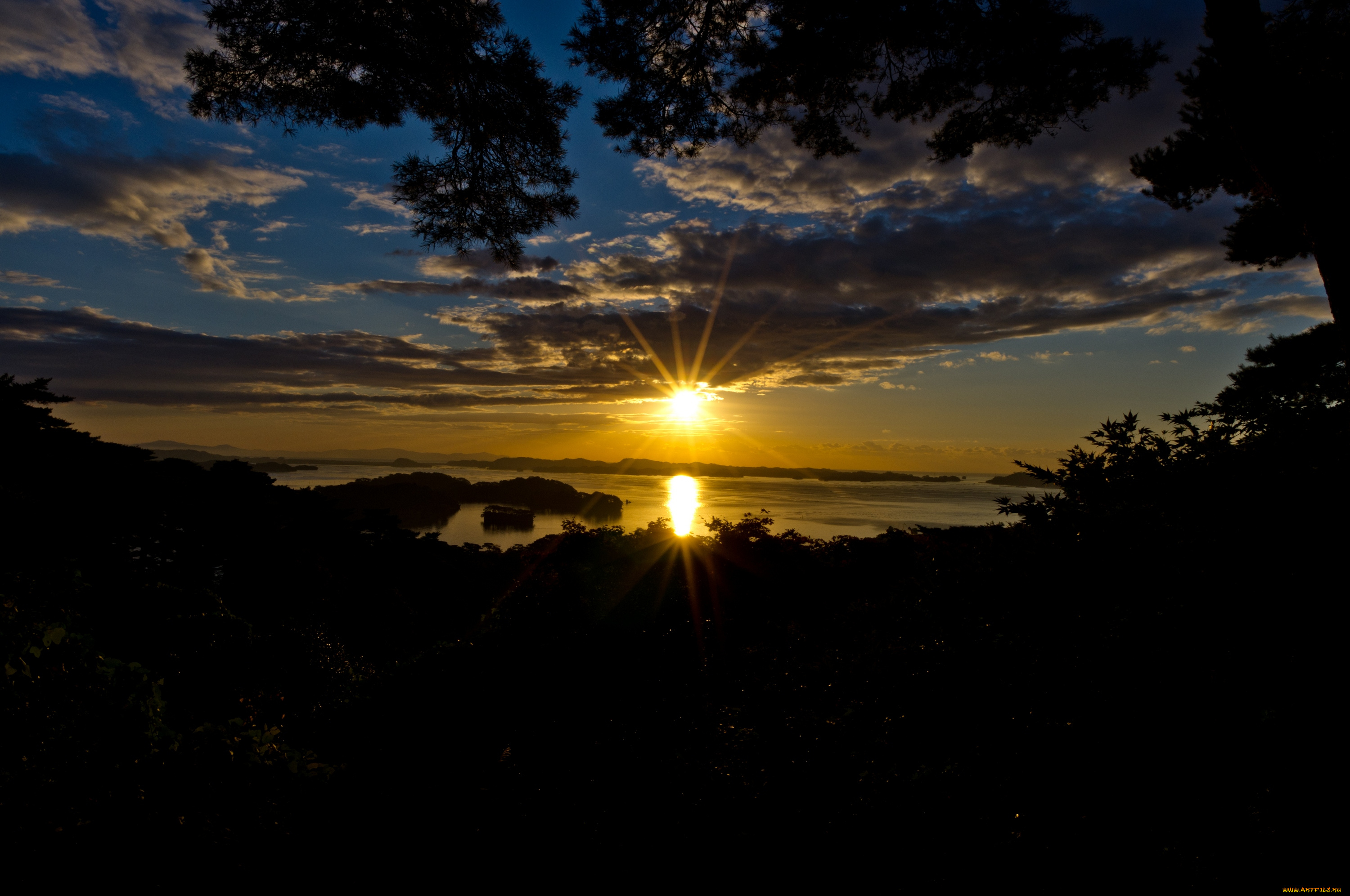 природа, восходы, закаты, китай, солнце