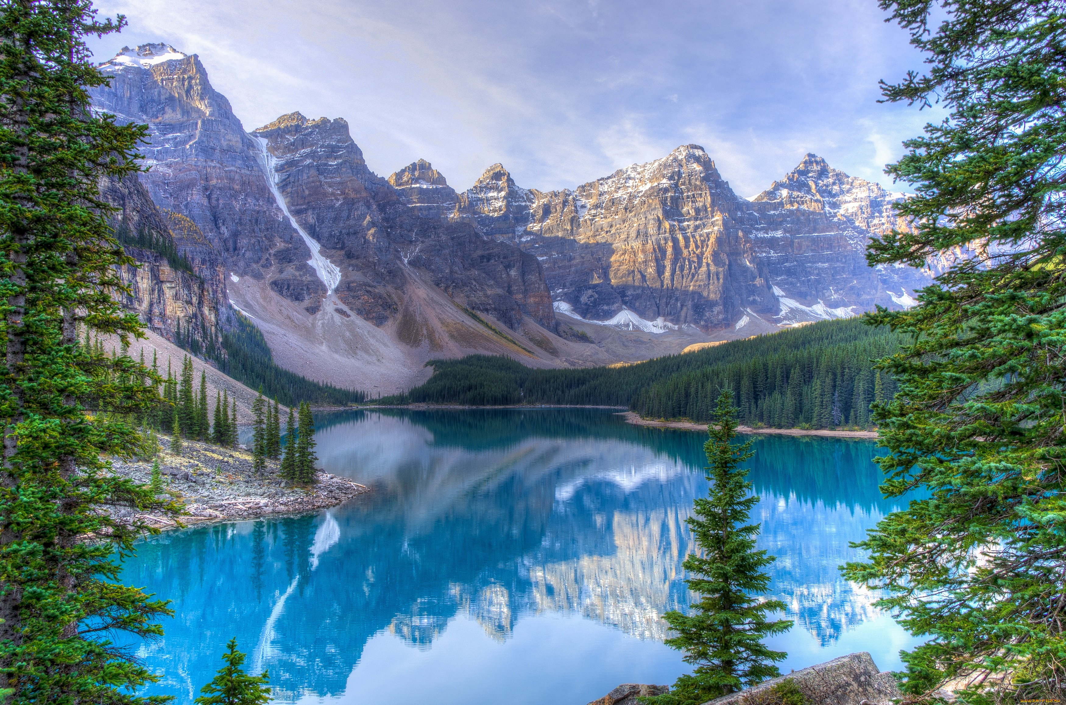 природа, реки, озера, пейзаж, горы, лес