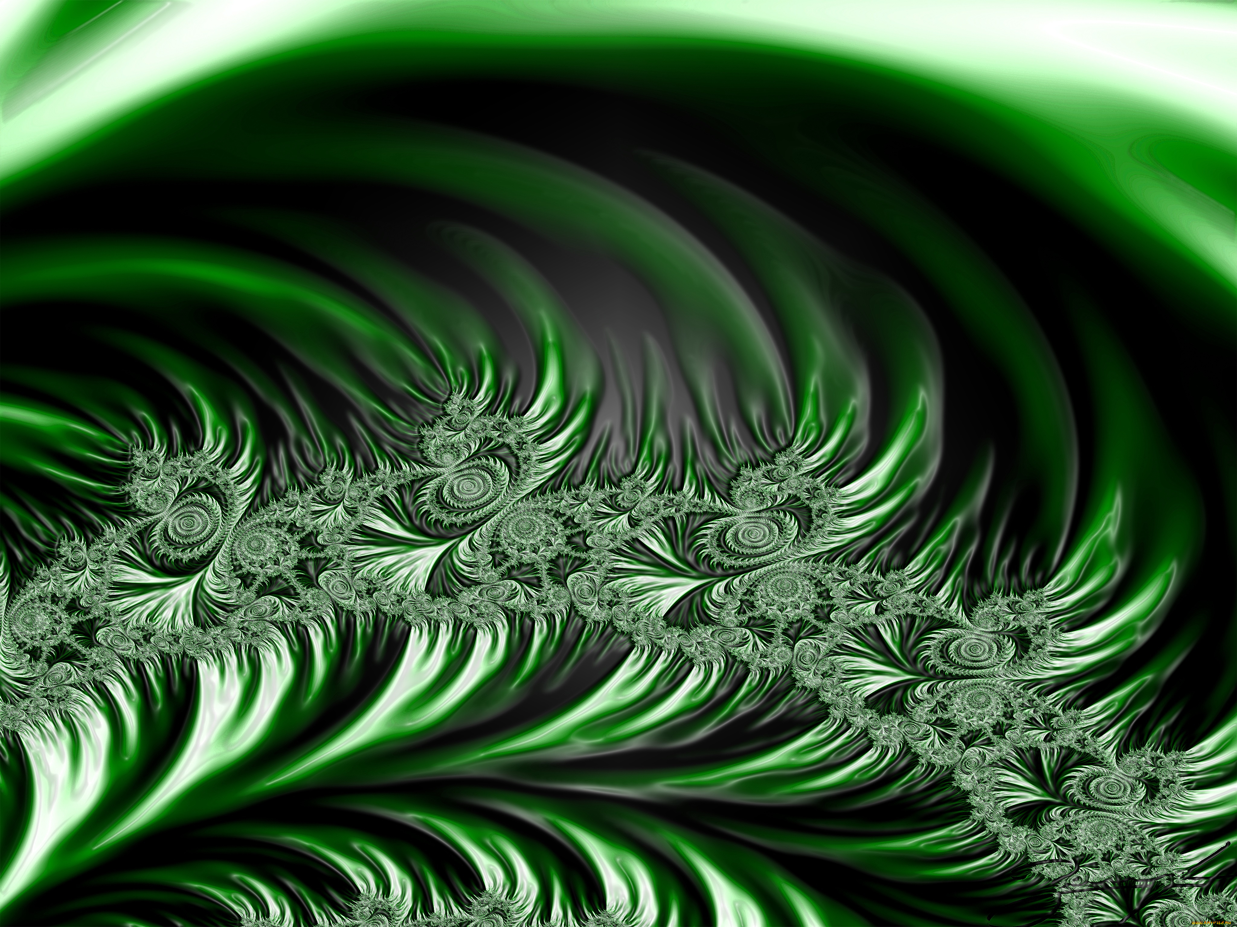 3д, графика, fractal, фракталы, узор
